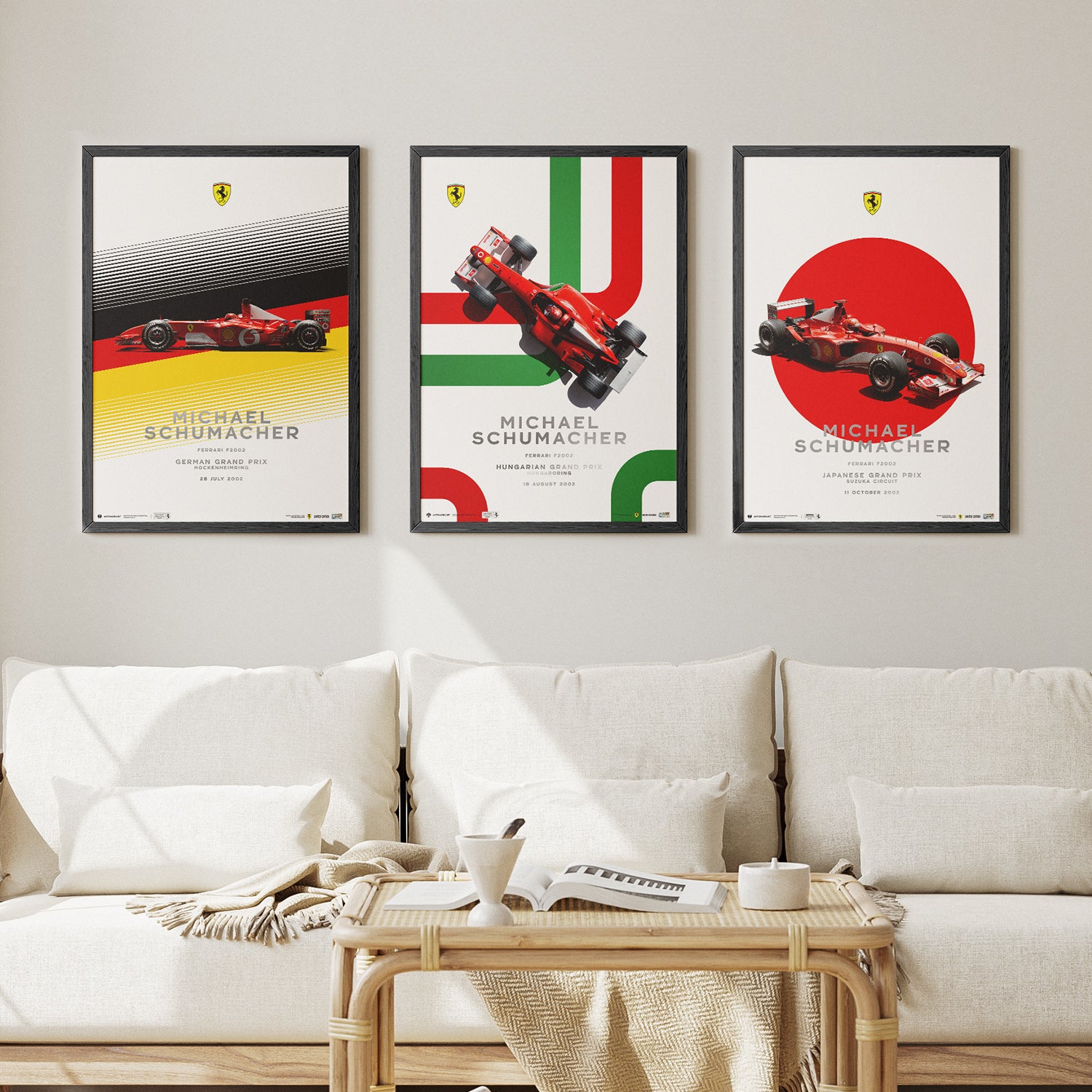 Ferrari F2002 - Michael Schumacher Hungarian GP 2002 | Collector’s Edition Poster