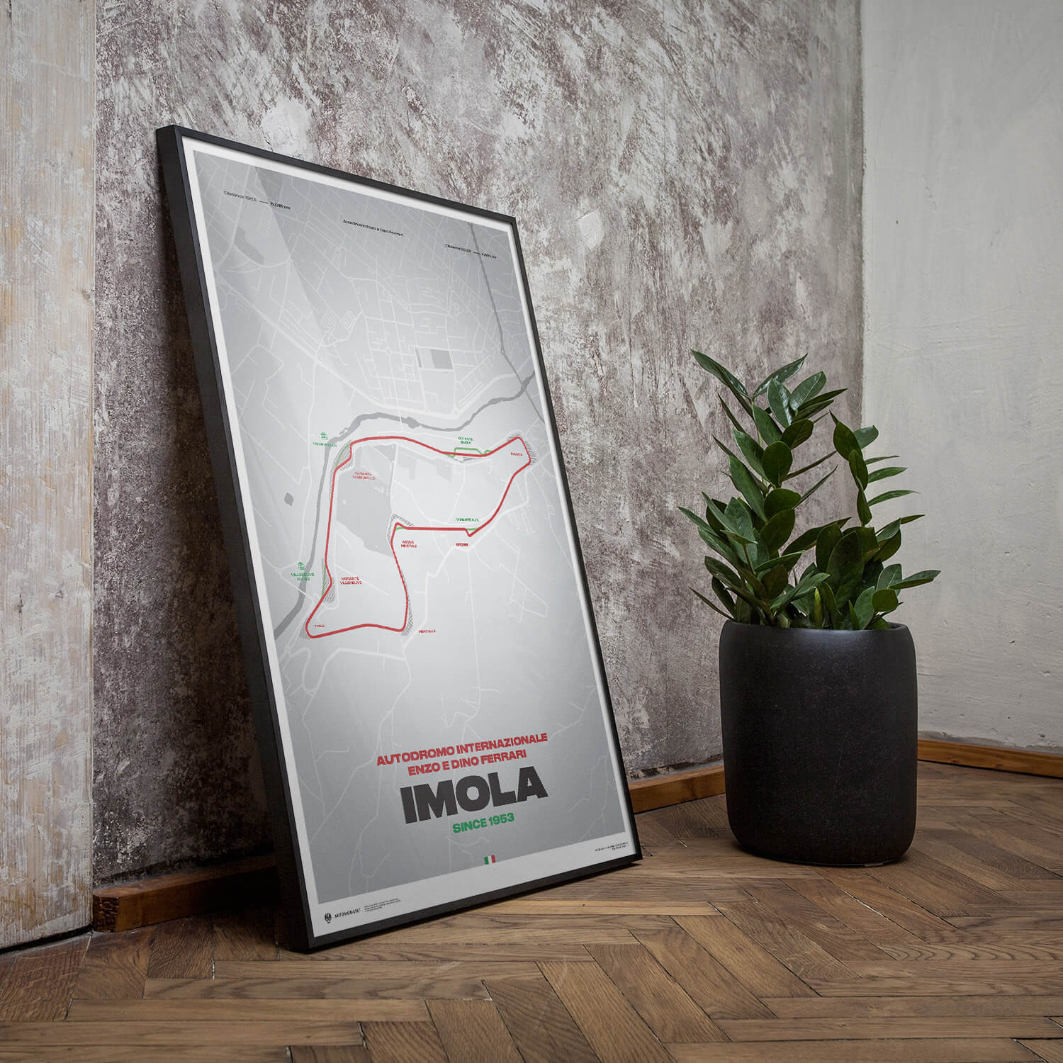 Track Evolution | Imola Circuit Autodromo Internazionale Enzo e Dino Ferrari | Track Poster