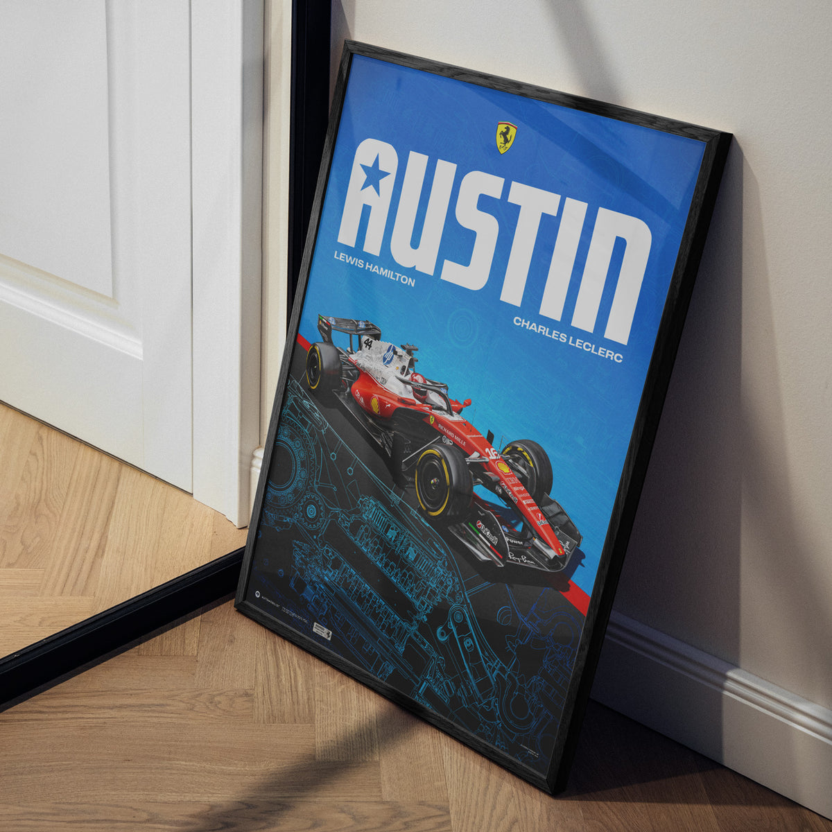 Scuderia Ferrari HP | Austin 2026 | Special Livery | Official Poster