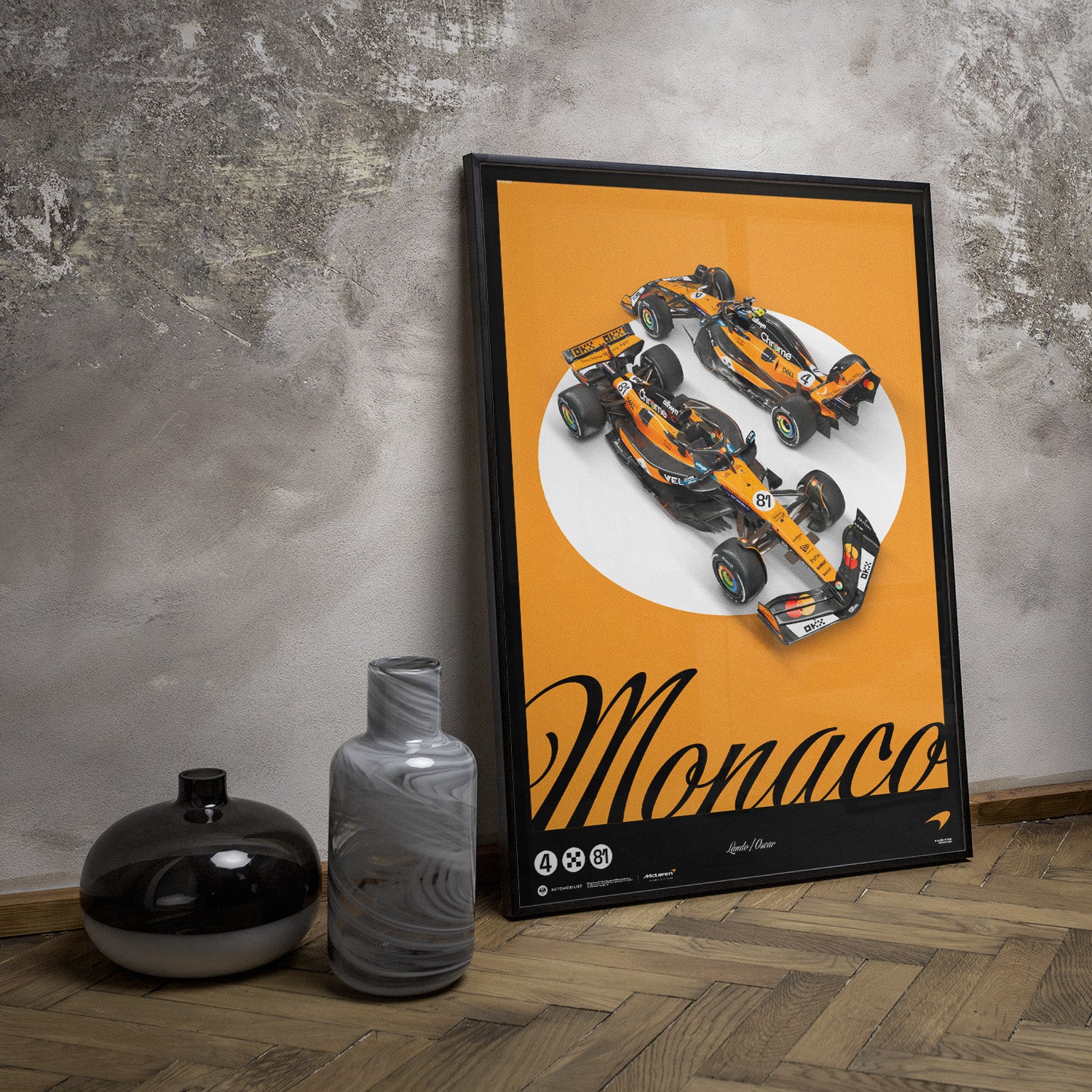 McLaren Formula 1 Team | Monaco Livery 2025 | Poster