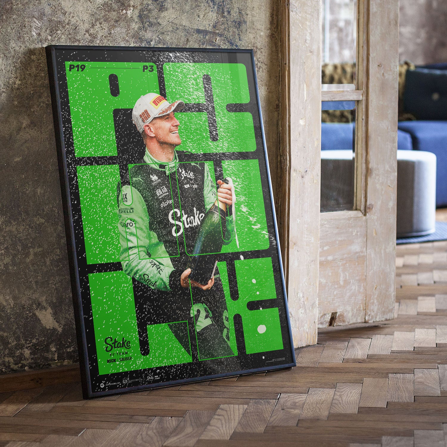 Nico Hulkenberg | First Podium | Stake F1 Team KICK Sauber | Official Poster