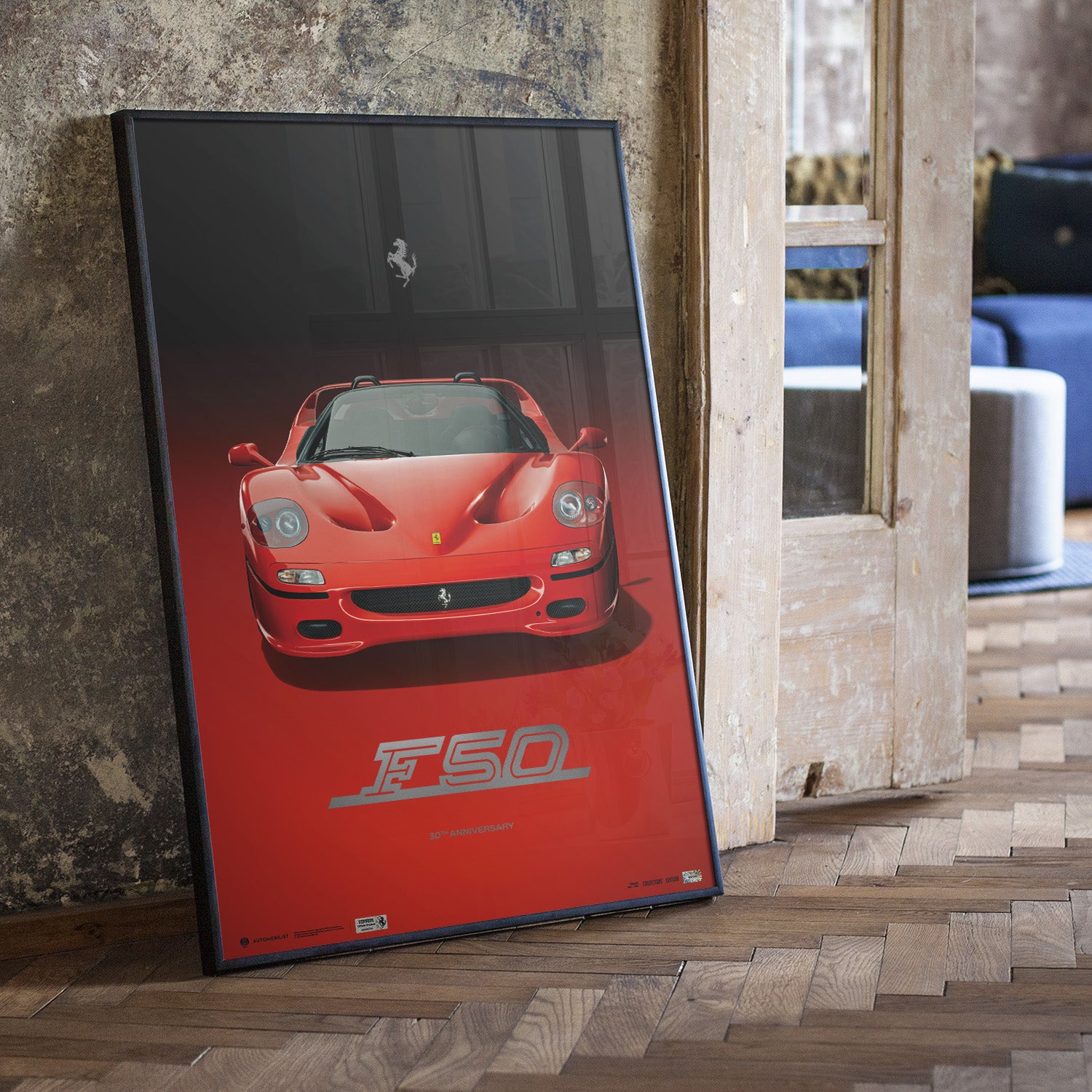 Ferrari F50 Rosso Corsa– 30th Anniversary Limited Edition | Official Poster