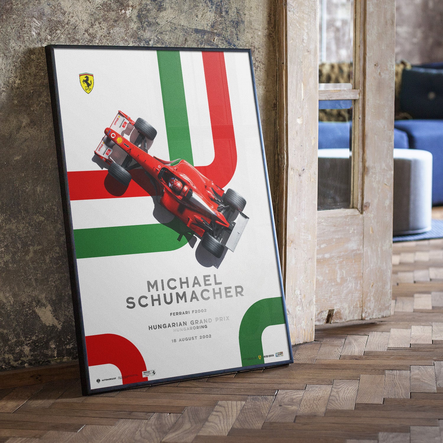 Ferrari F2002 - Michael Schumacher Hungarian GP 2002 | Collector’s Edition Poster