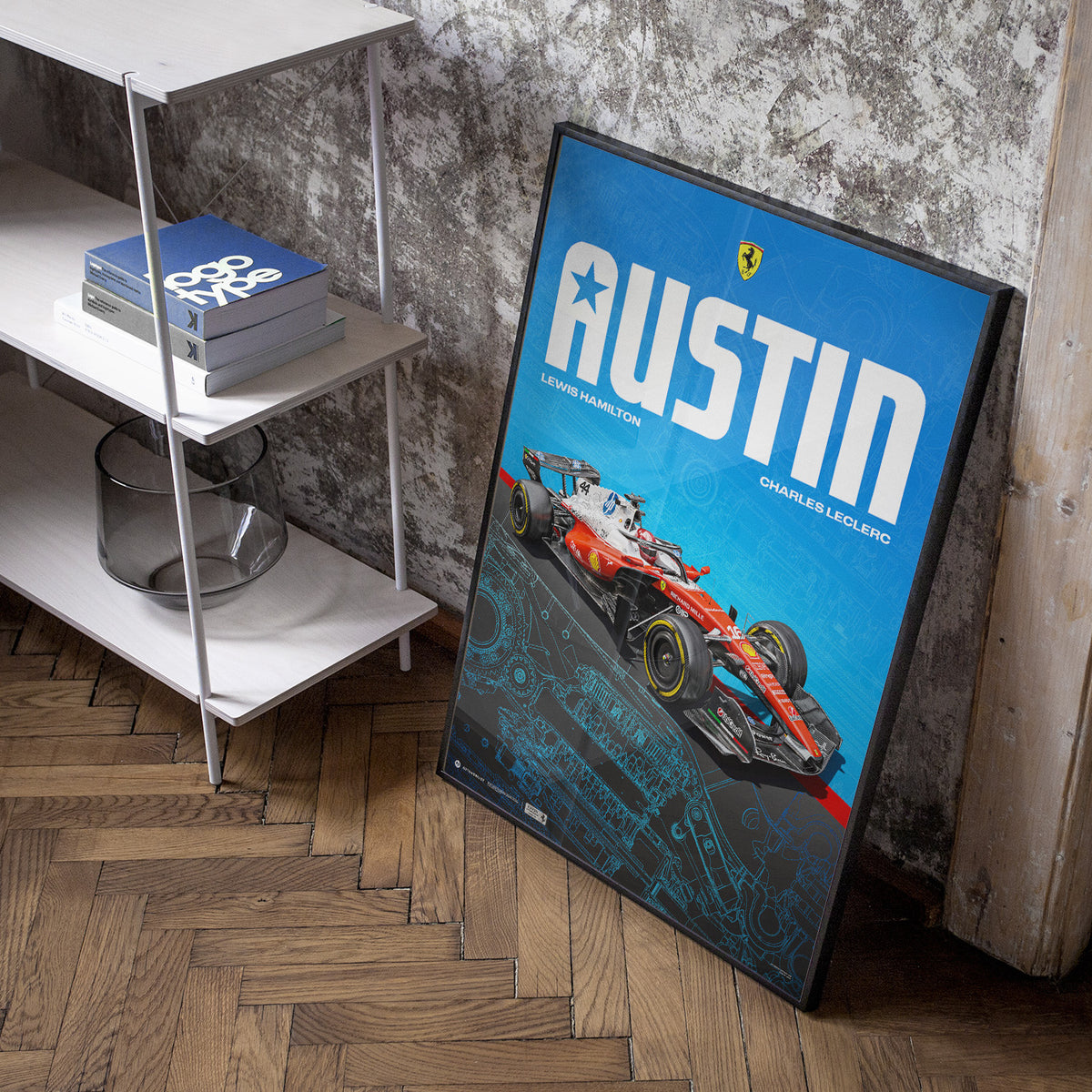 Scuderia Ferrari HP | Austin 2026 | Special Livery | Official Poster