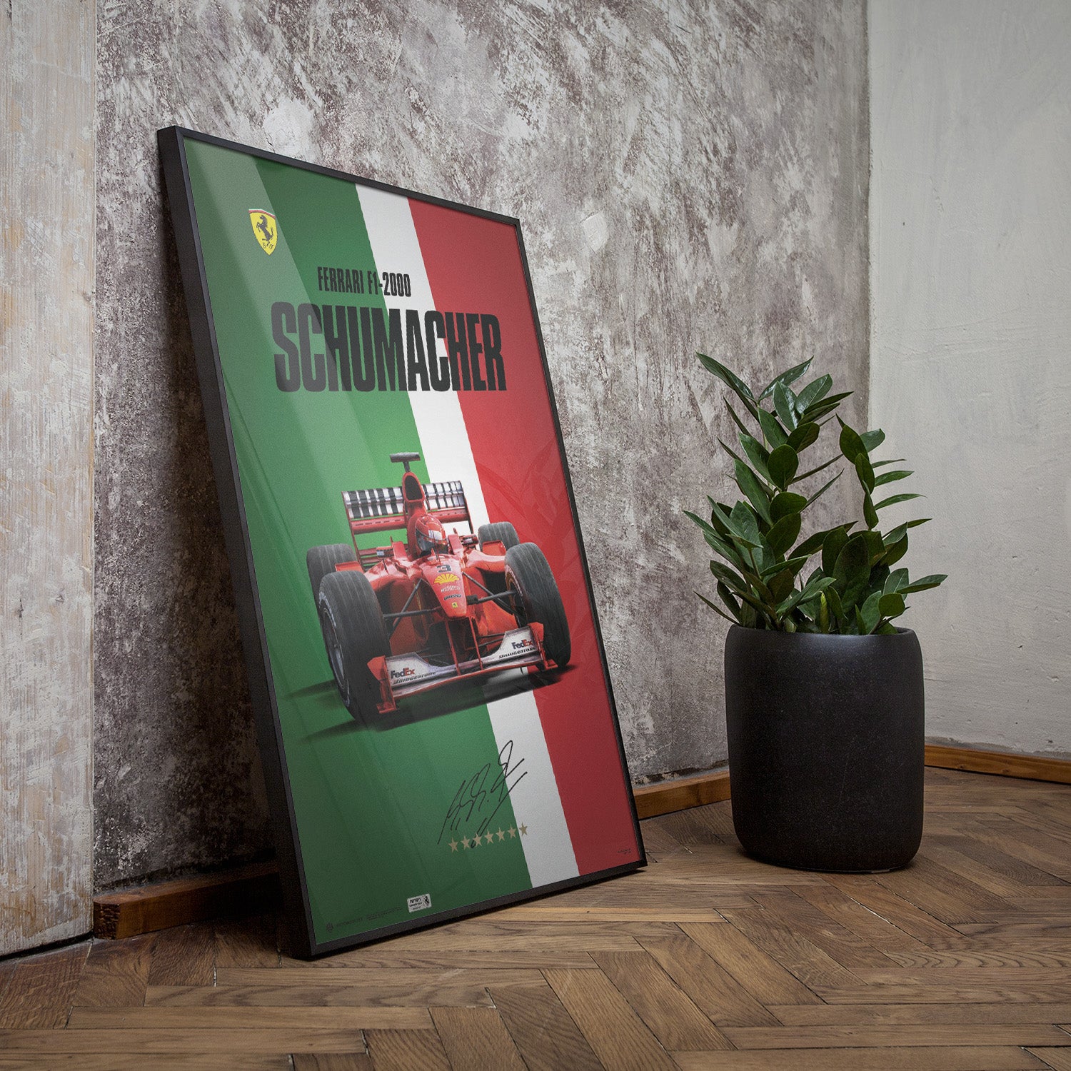Ferrari F1-2000 - Michael Schumacher World Champion 2000 | Poster