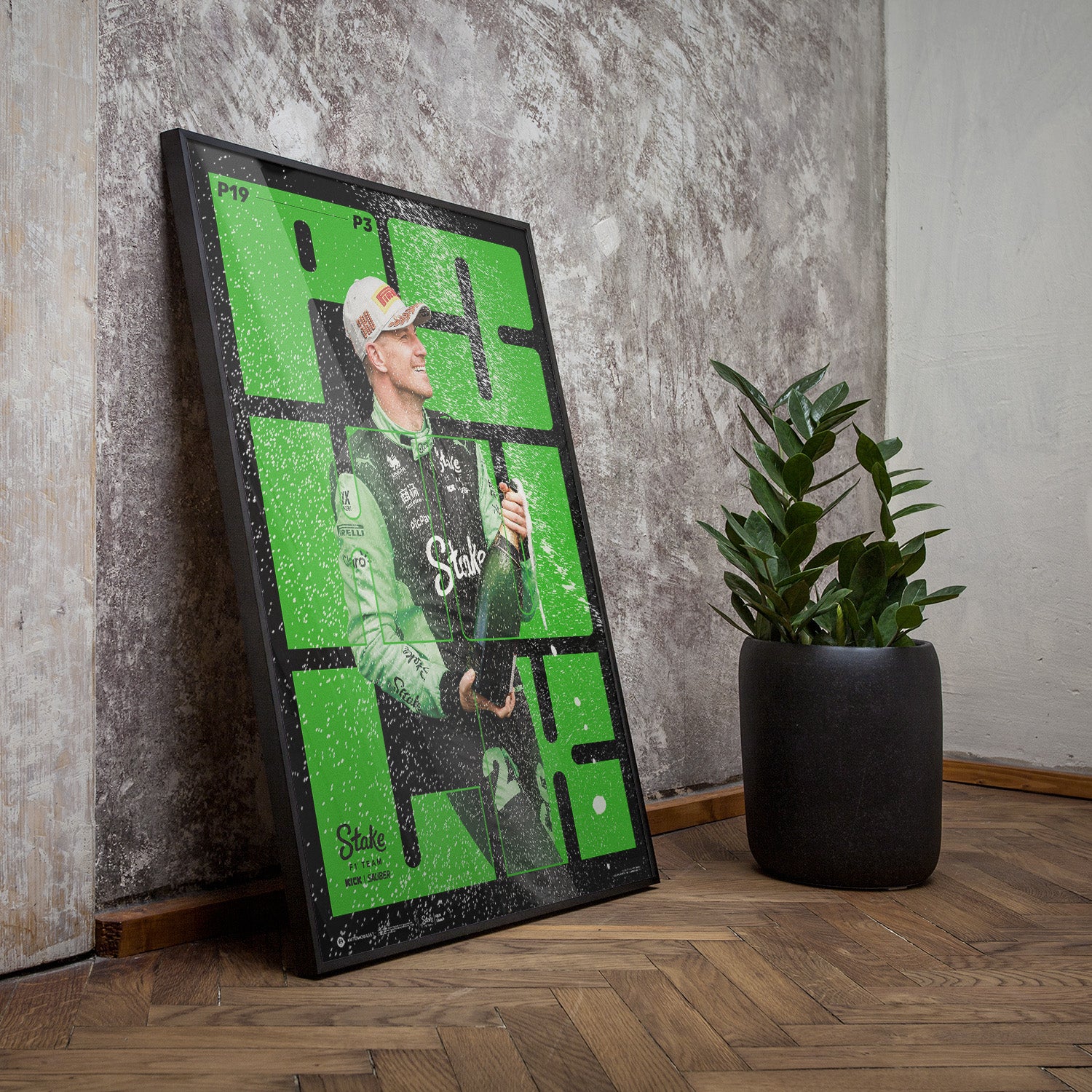 Nico Hulkenberg | First Podium | Stake F1 Team KICK Sauber | Official Poster