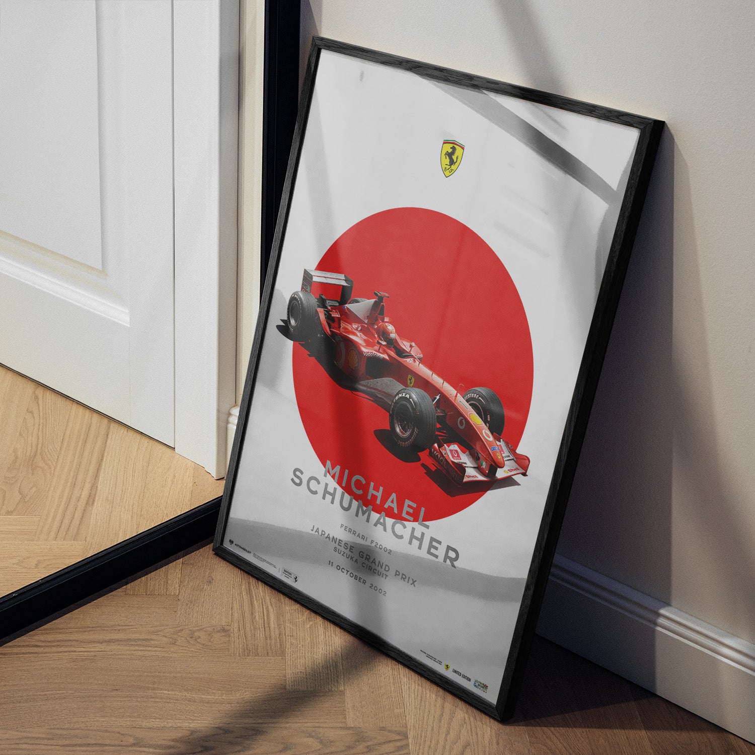 Ferrari F2002 - Michael Schumacher Suzuka GP 2002 | Collector's Edition Poster