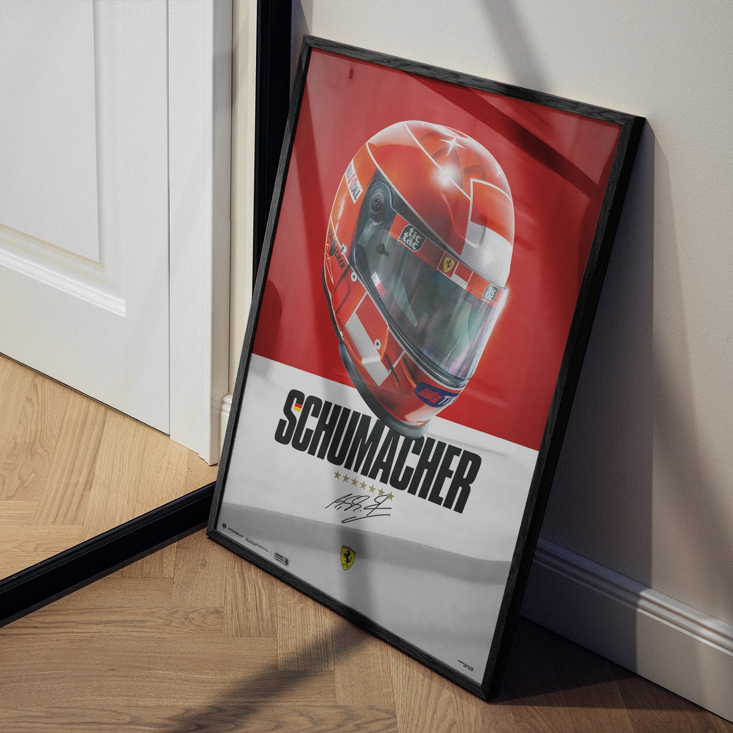 Ferrari F1-2000 | Michael Schumacher Helmet | Poster
