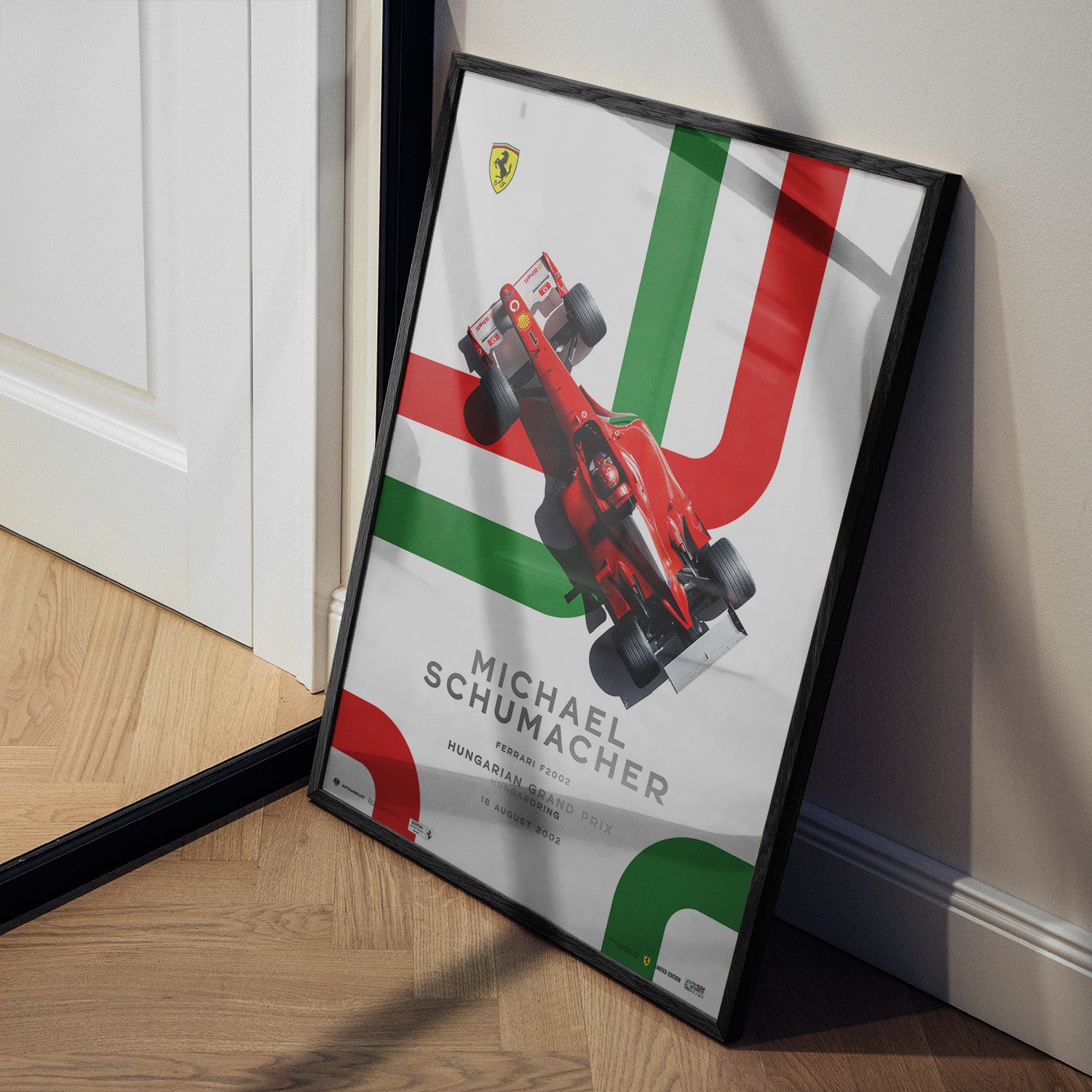 Ferrari F2002 - Michael Schumacher Hungarian GP 2002 | Collector’s Edition Poster