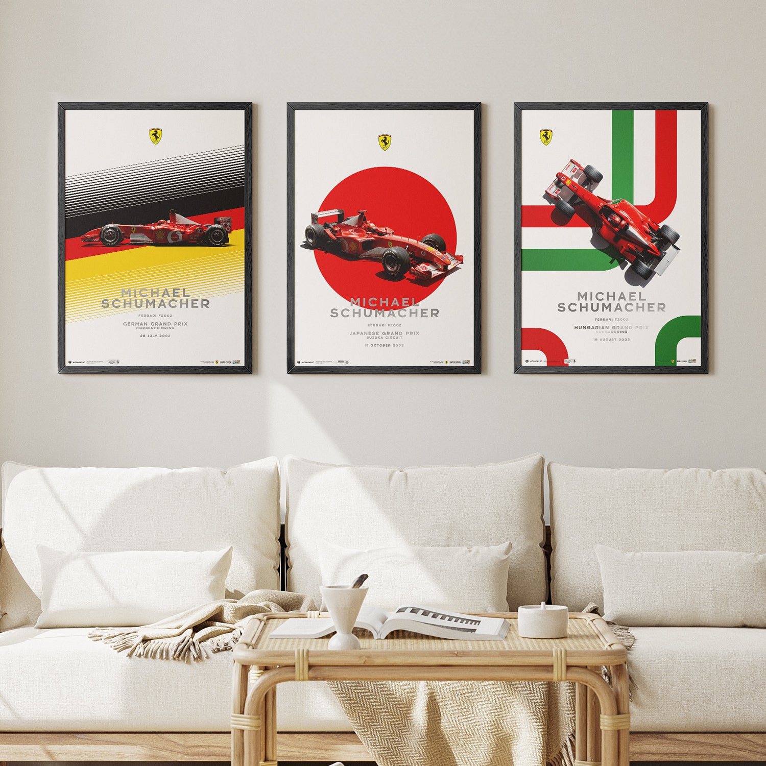 Ferrari F2002 - Michael Schumacher Suzuka GP 2002 | Collector's Edition Poster