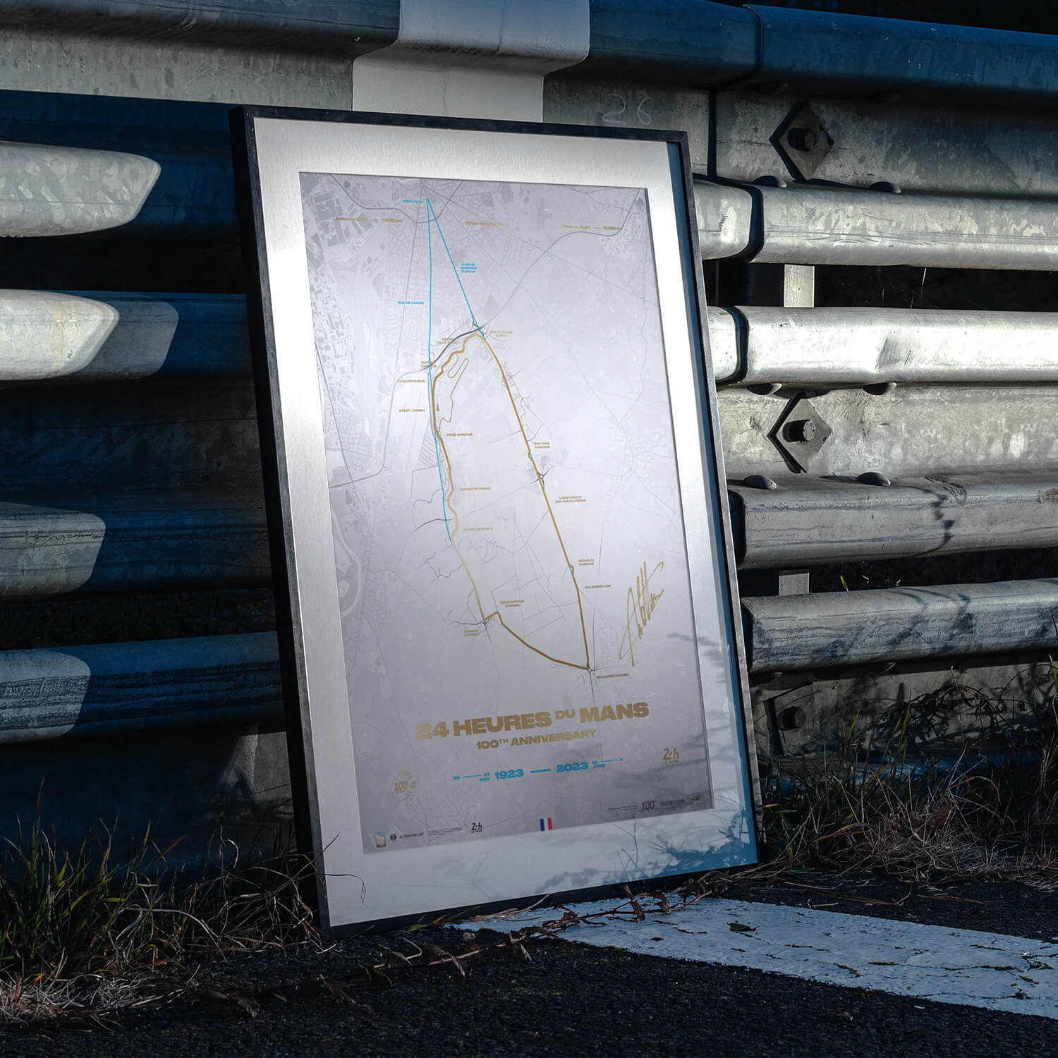 Signed by André Lotterer | 2023 L’Évolution du Circuit | 100th Anniversary 24h Le Mans Poster