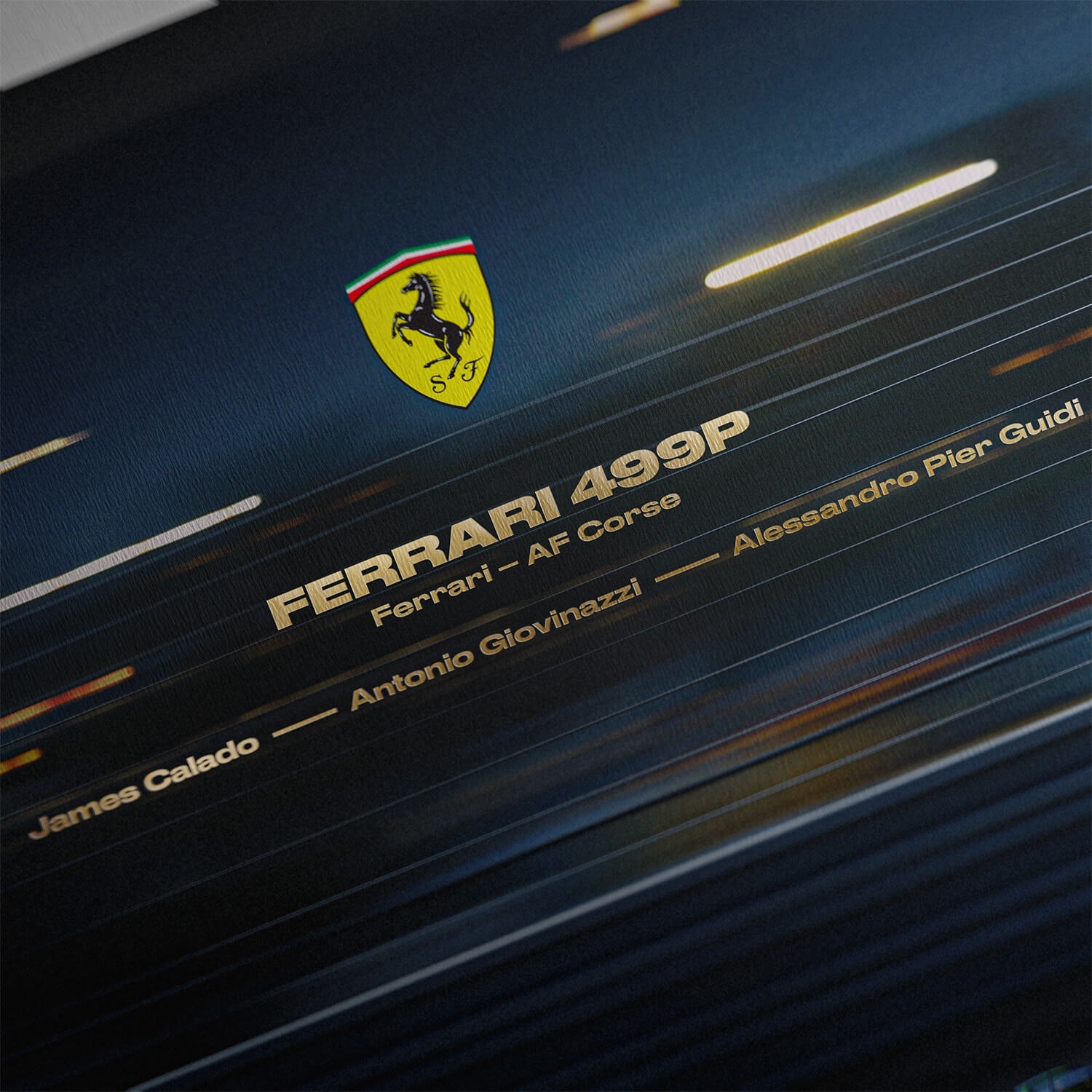 Ferrari 499P | 2023 100th Anniversary | 24h Le Mans Winners Poster