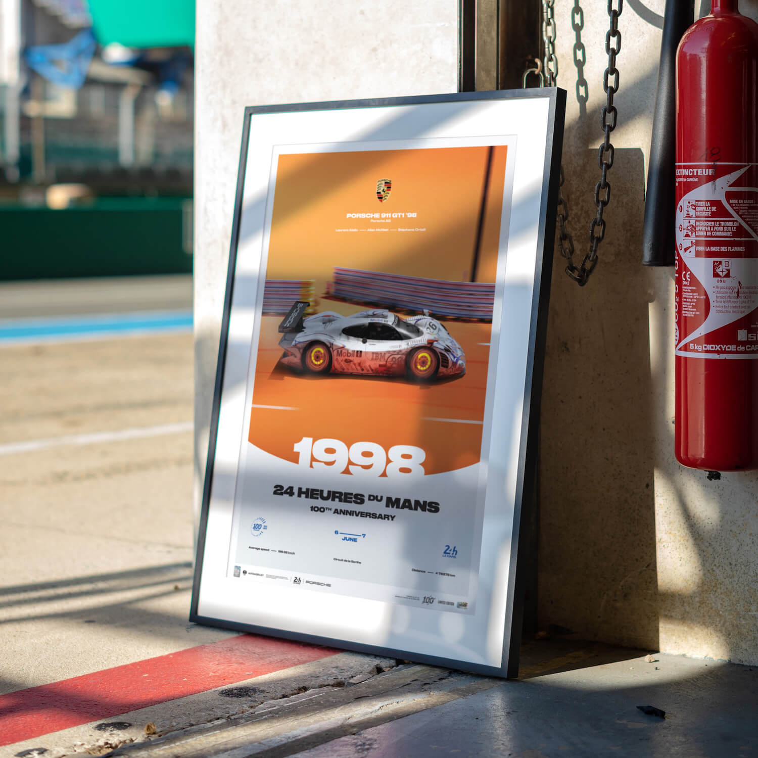 Porsche 911 GT1 | 1998 100th Anniversary | 24h Le Mans Poster
