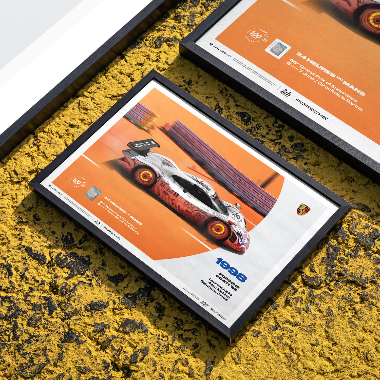 Porsche 911 GT1 | 1998 100th Anniversary | 24h Le Mans Poster