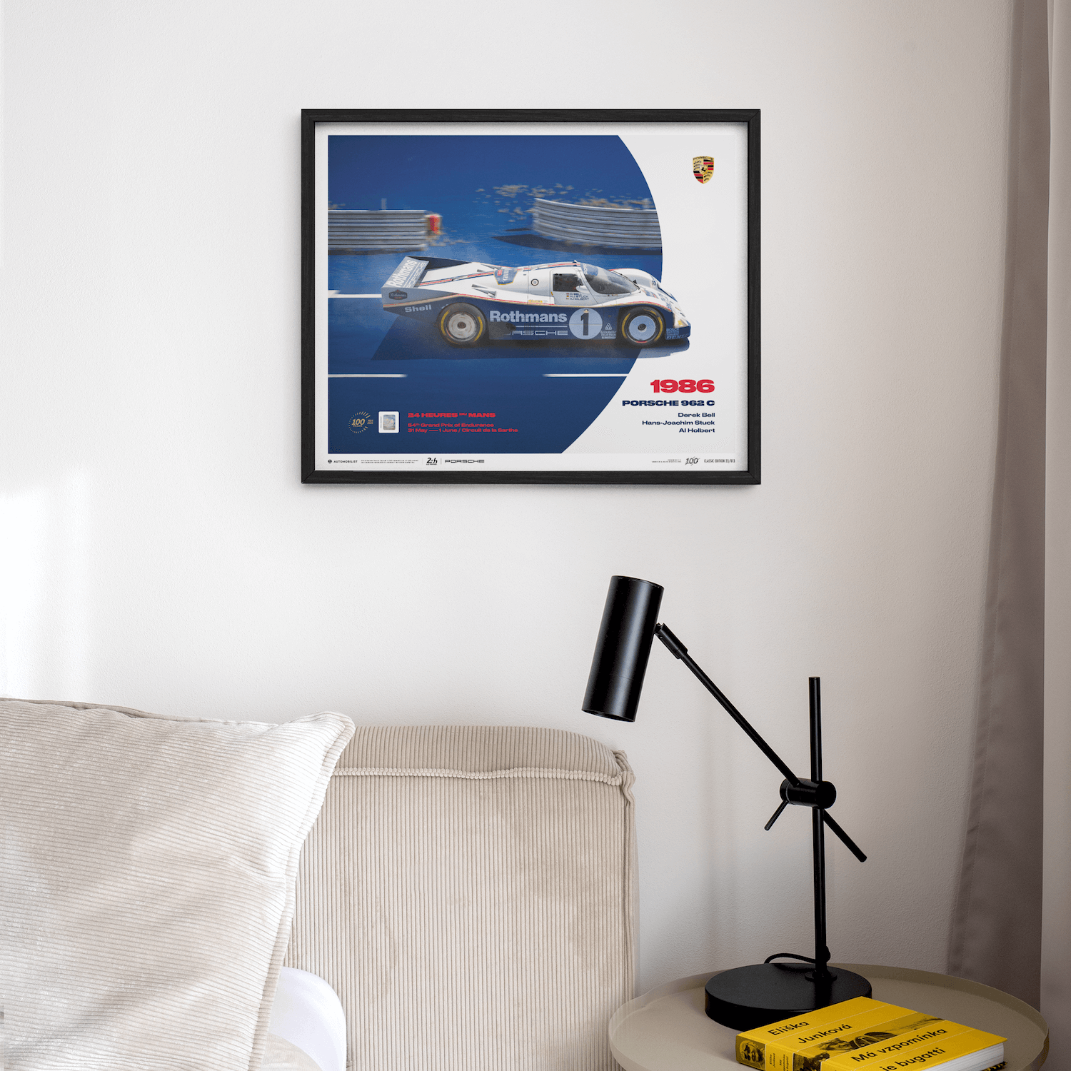 Porsche 962 C | 1986 100th Anniversary | 24h Le Mans Poster