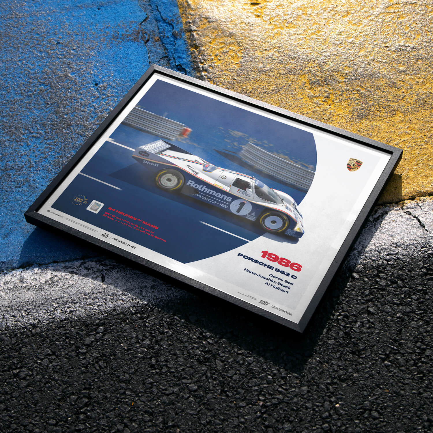Porsche 962 C | 1986 100th Anniversary | 24h Le Mans Poster