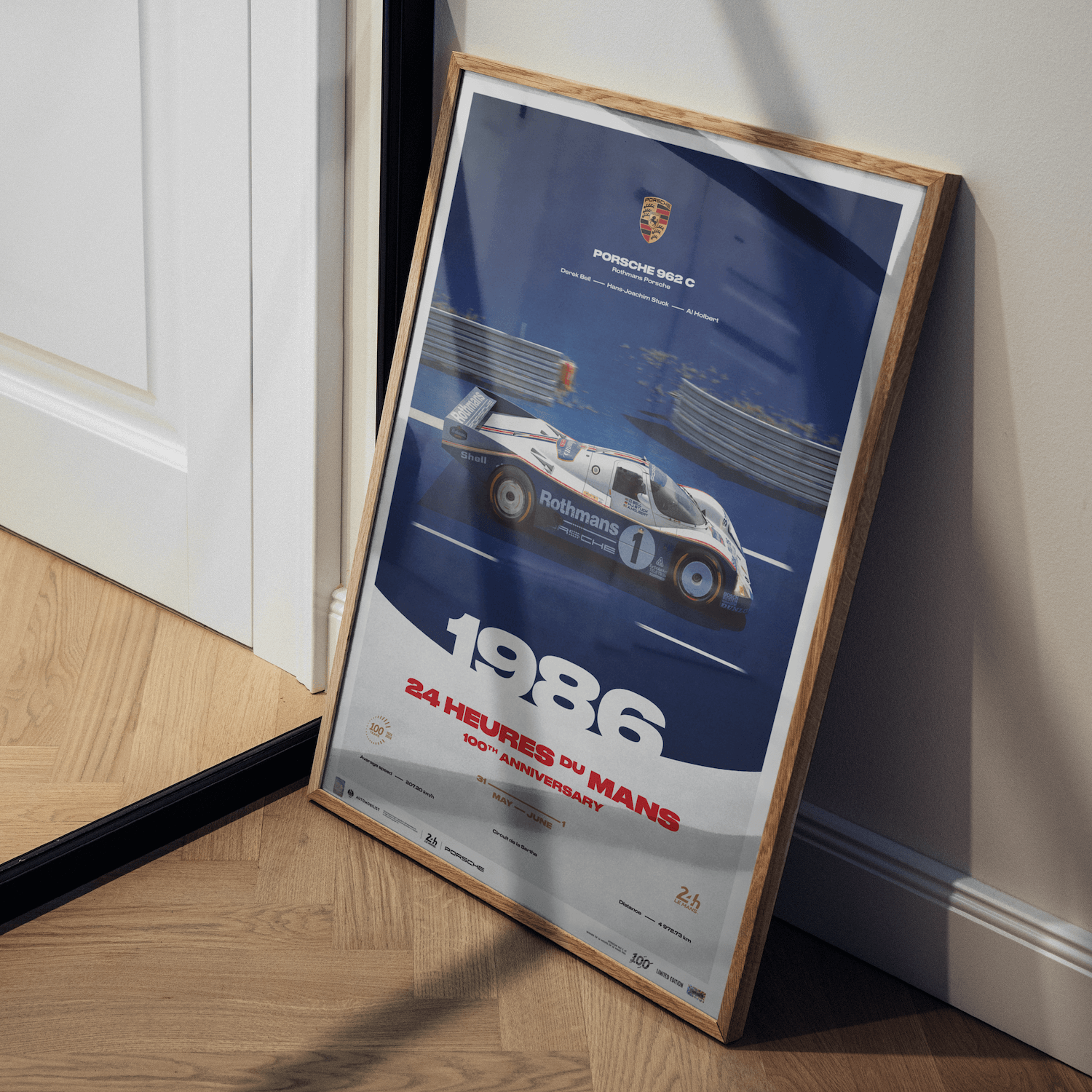 Porsche 962 C | 1986 100th Anniversary | 24h Le Mans Poster