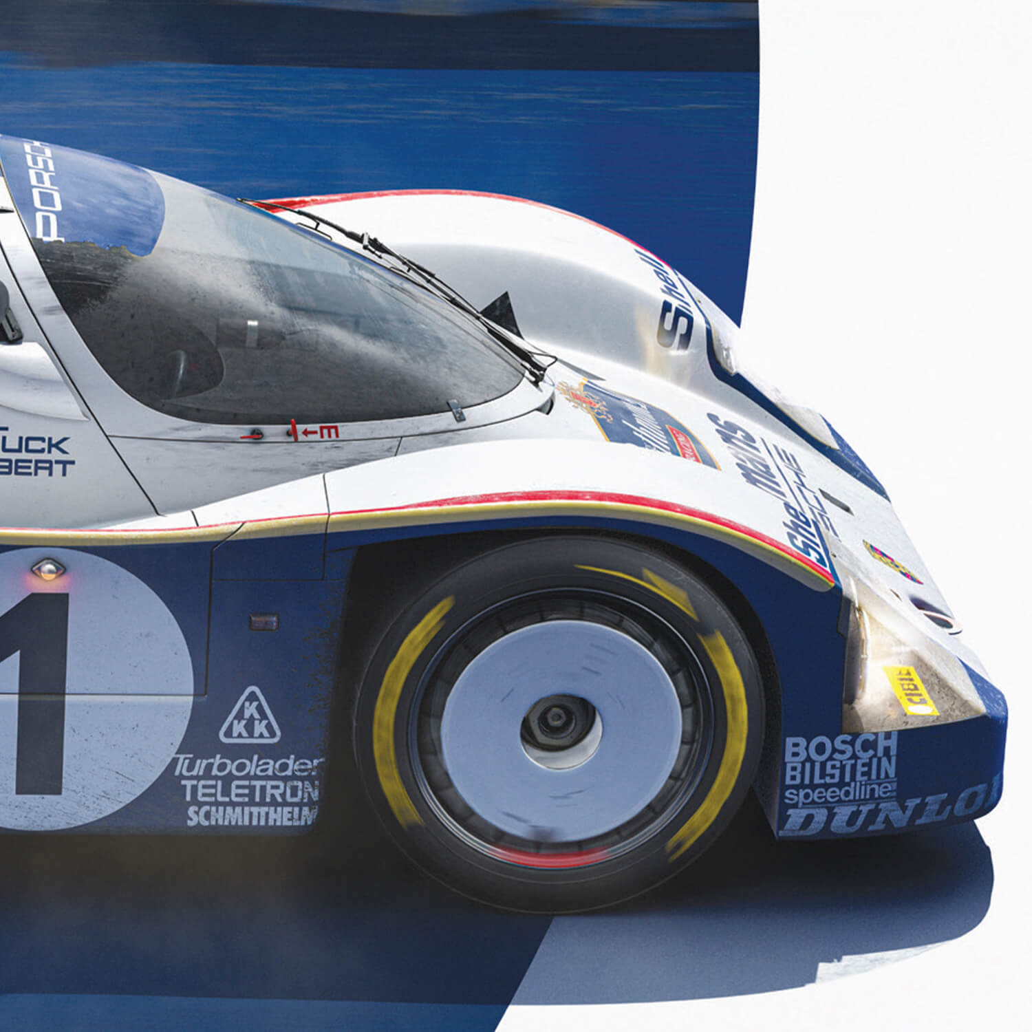 Porsche 962 C | 1986 100th Anniversary | 24h Le Mans Poster