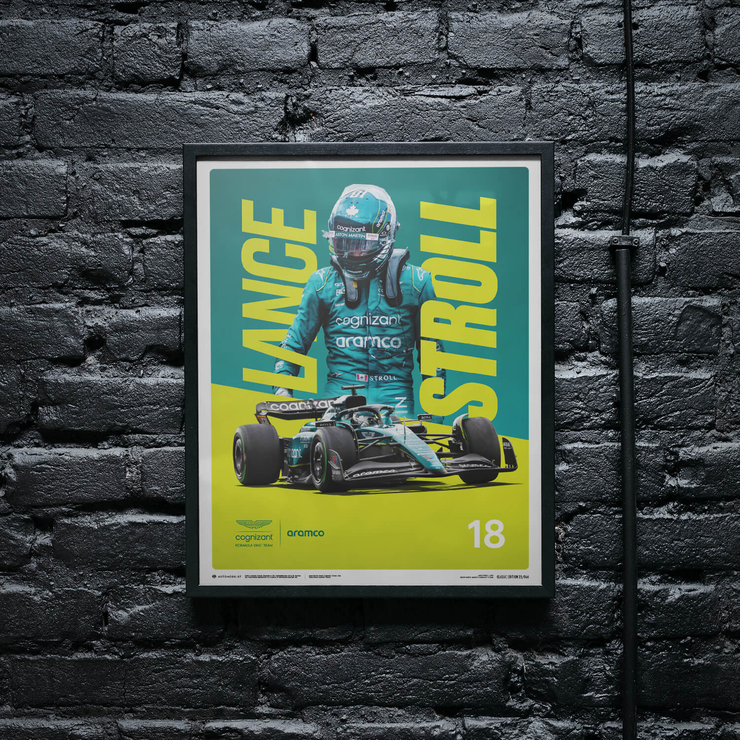 Lance Stroll | 2023 Aston Martin Aramco Cognizant Formula One™ Team | Official Event Poster