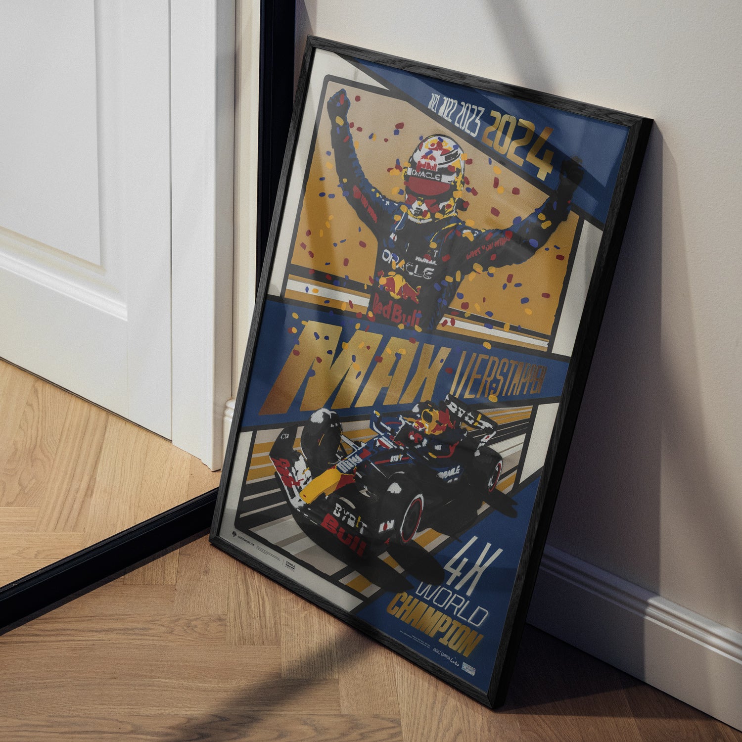 Oracle Red Bull Racing - M4X Verstappen - 2024 F1® World Drivers' Champion | Collector's Edition Poster | Cito