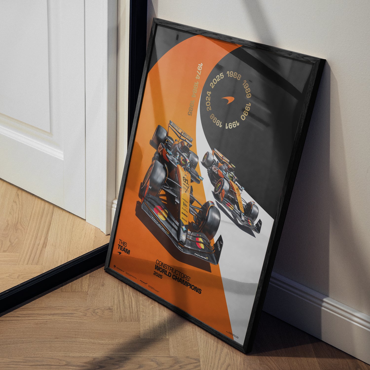 McLaren Formula 1 Team | 2025 Constructors’ World Champions | Official Poster