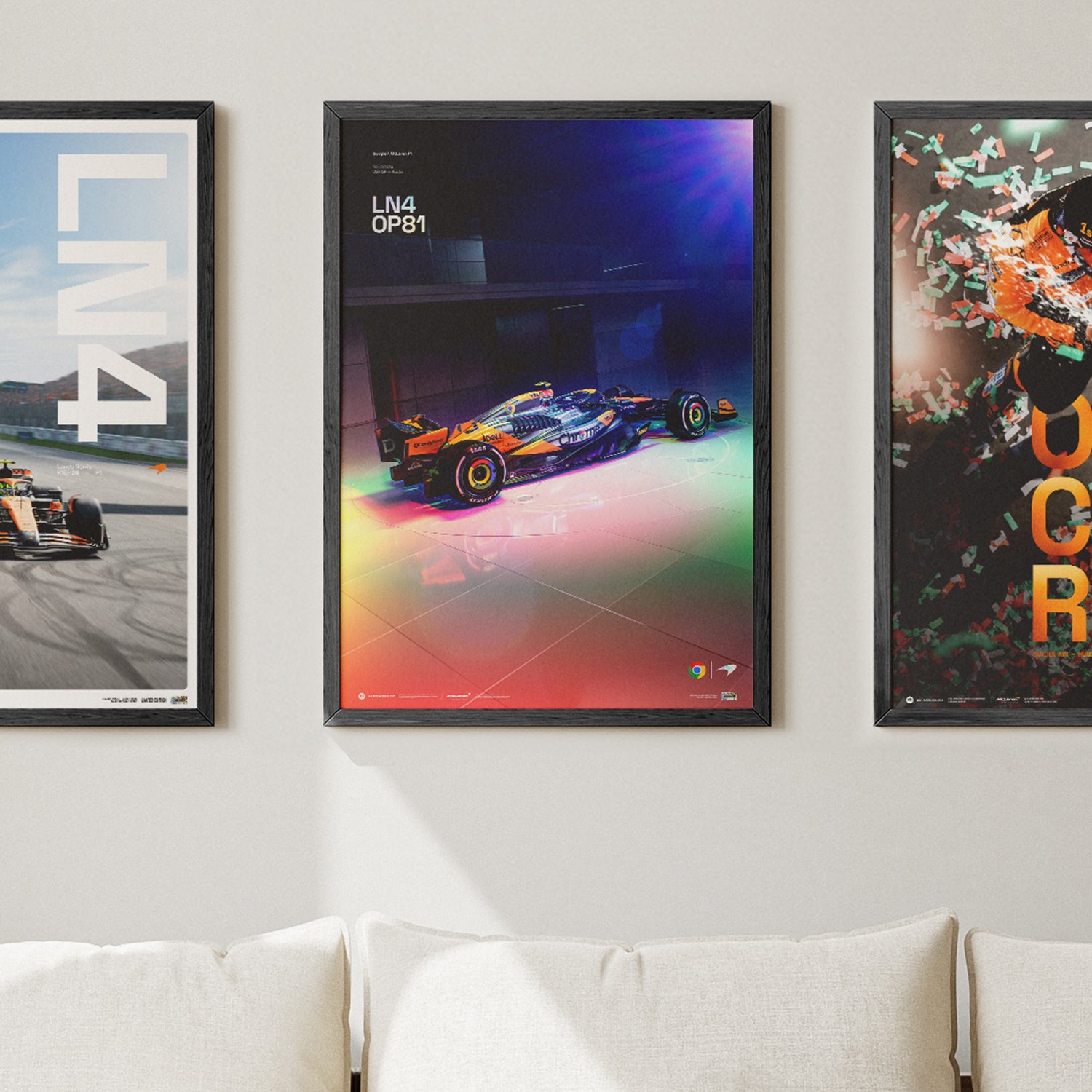 McLaren Formula 1 Team Chrome Livery | US Grand Prix 2024 | Collector’s Edition Poster