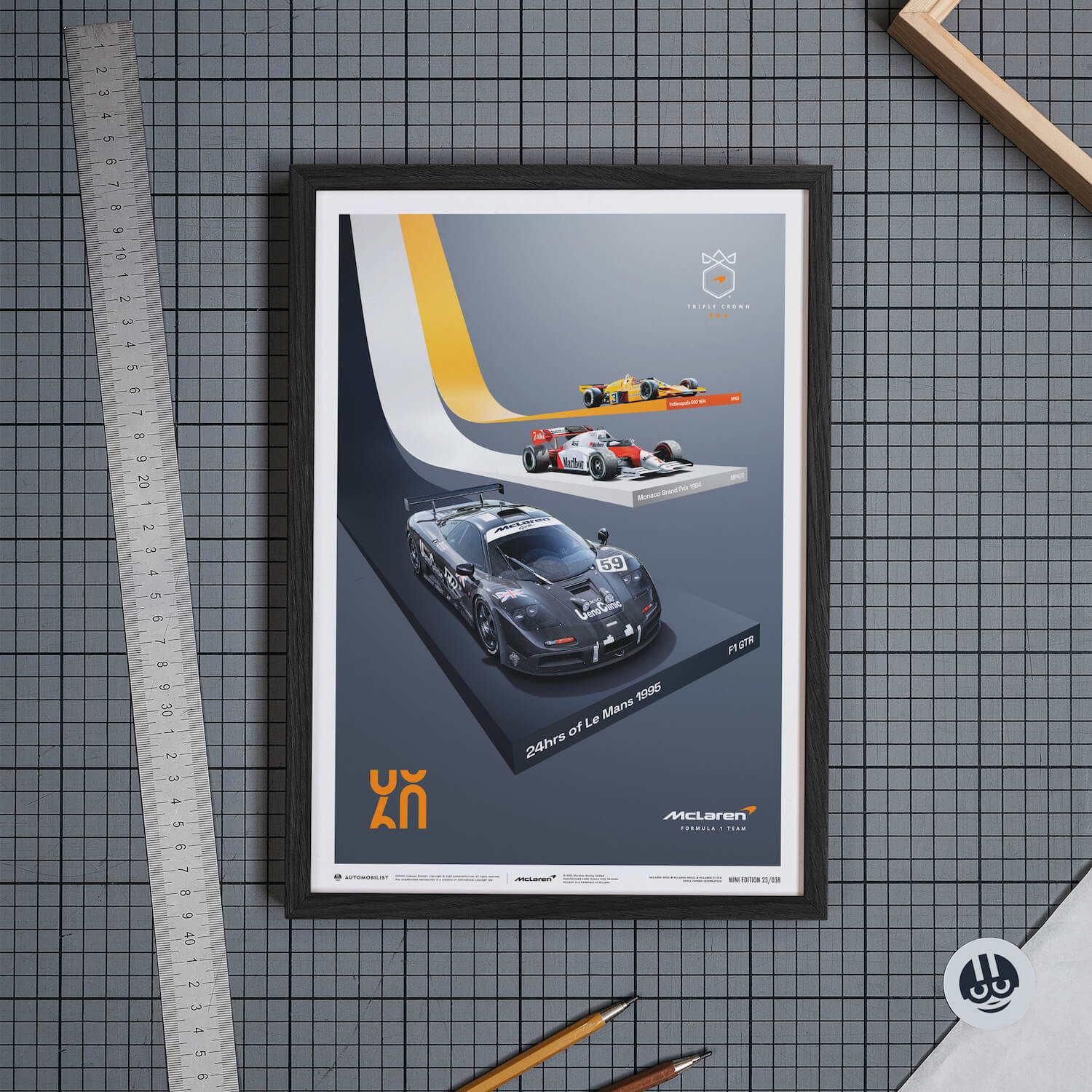 McLaren Racing | 2023 The Triple Crown 60th Anniversary | McLaren Poster
