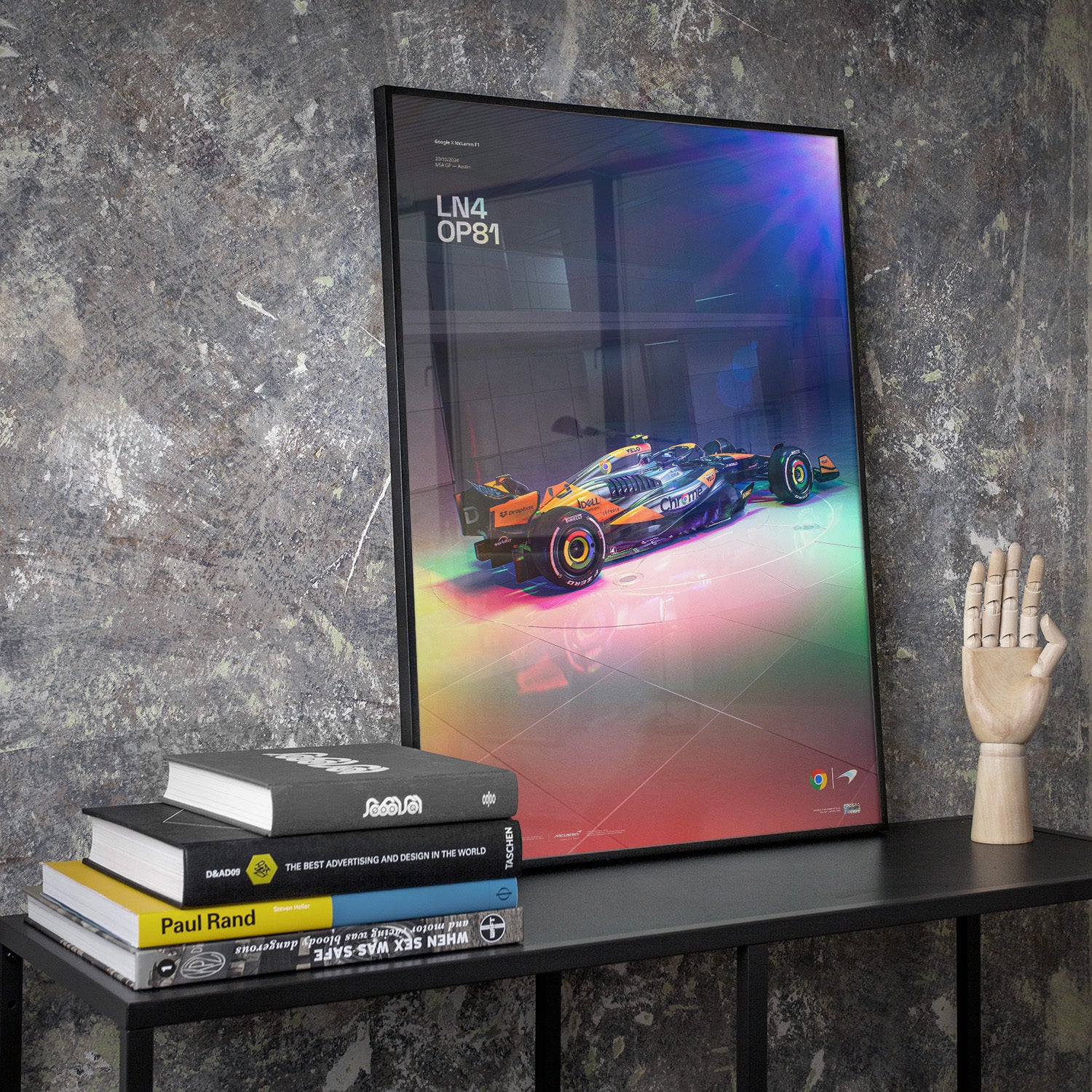 McLaren Formula 1 Team Chrome Livery | US Grand Prix 2024 | Collector’s Edition Poster