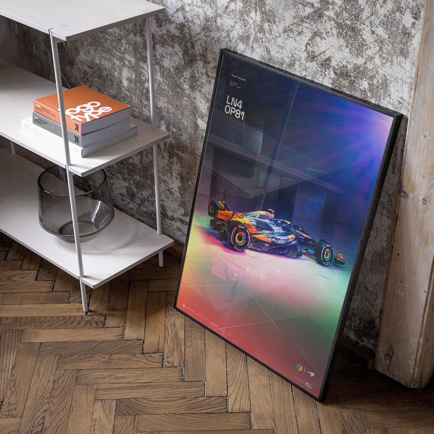 McLaren Formula 1 Team Chrome Livery | US Grand Prix 2024 | Collector’s Edition Poster