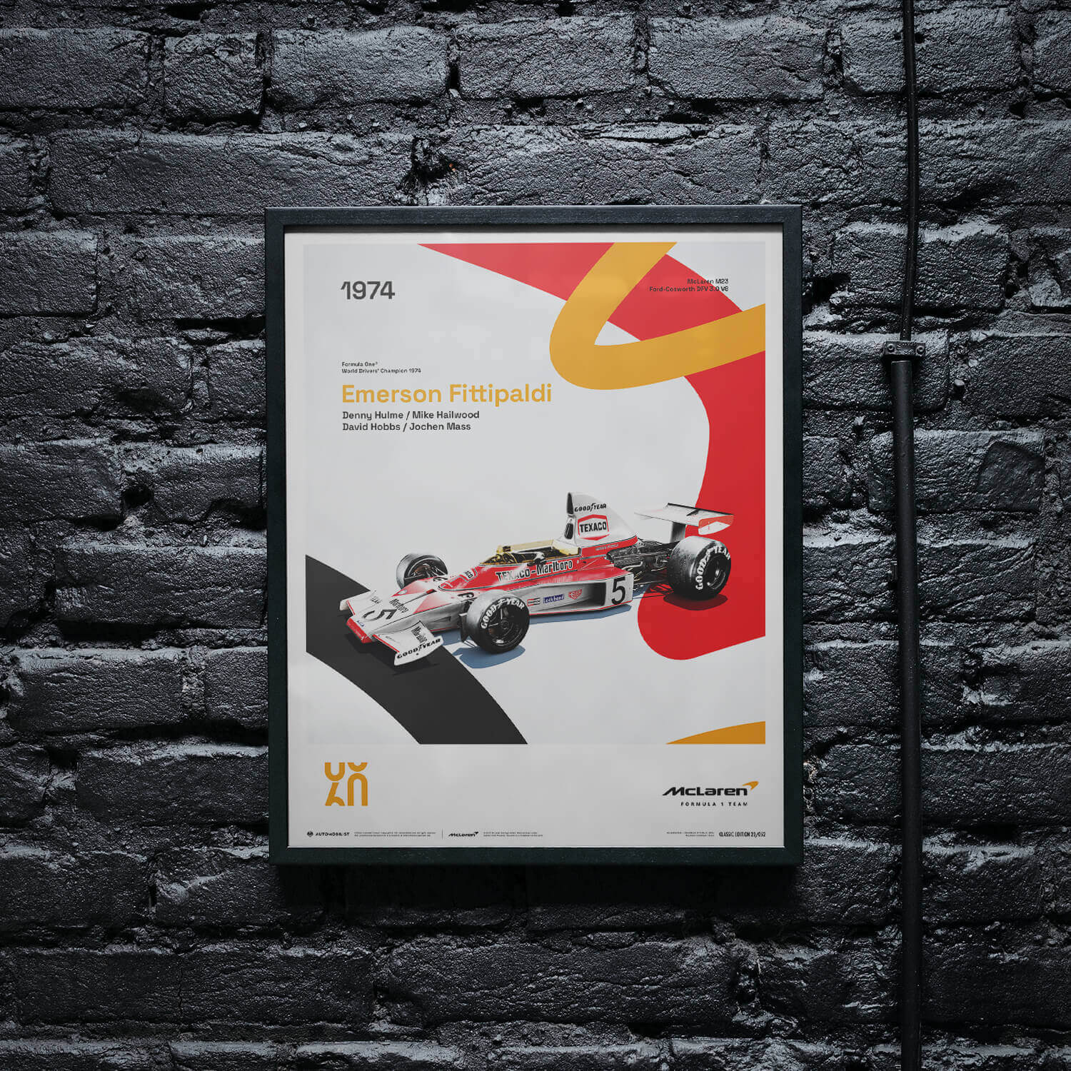 McLaren Racing M23 | 1974 60th Anniversary | McLaren Poster