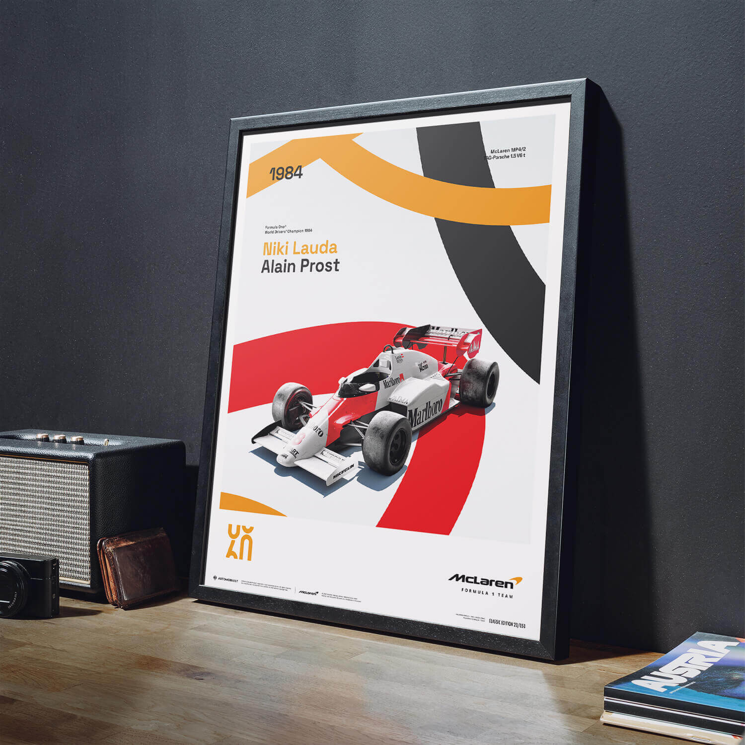 McLaren Racing MP4/2 | 1984 60th Anniversary | McLaren Poster