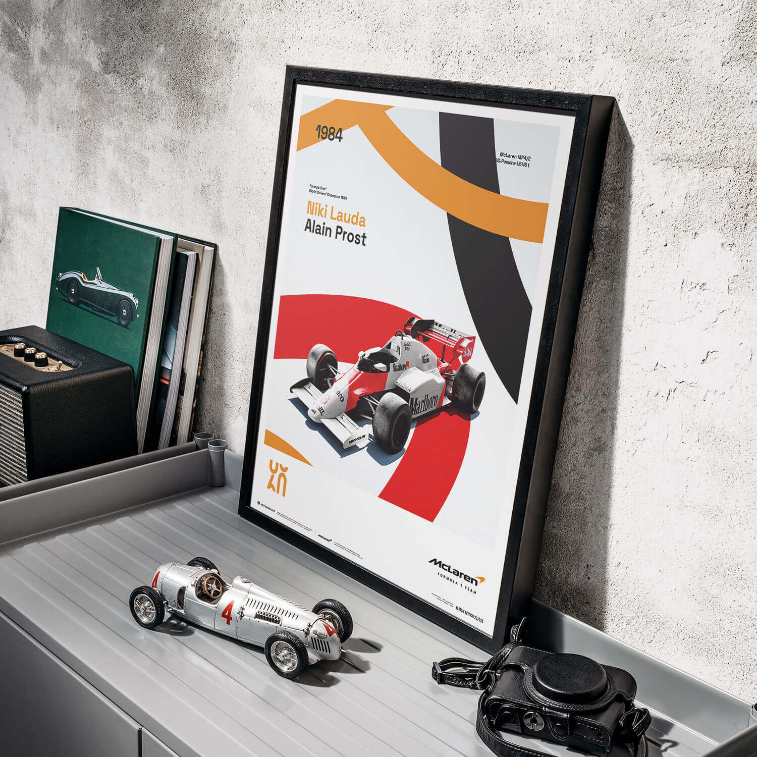McLaren Racing MP4/2 | 1984 60th Anniversary | McLaren Poster