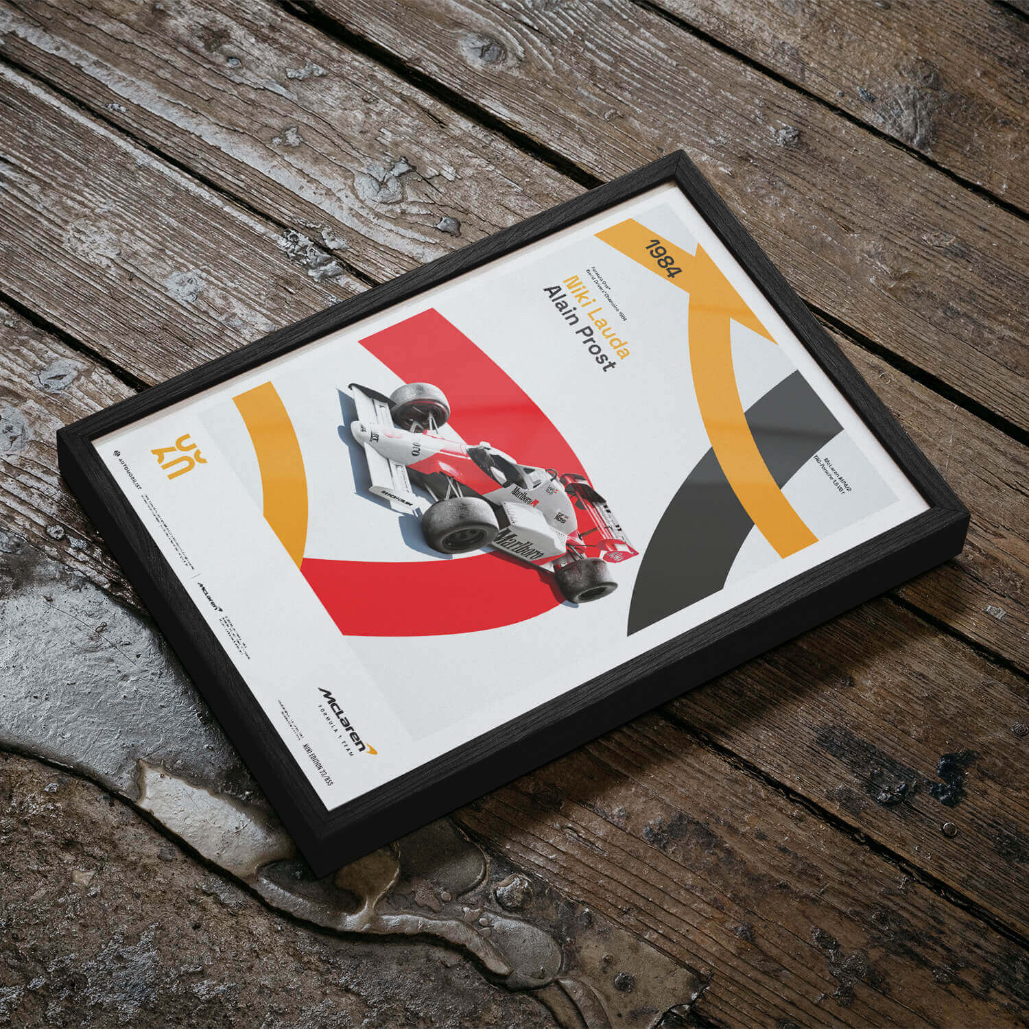 McLaren Racing MP4/2 | 1984 60th Anniversary | McLaren Poster