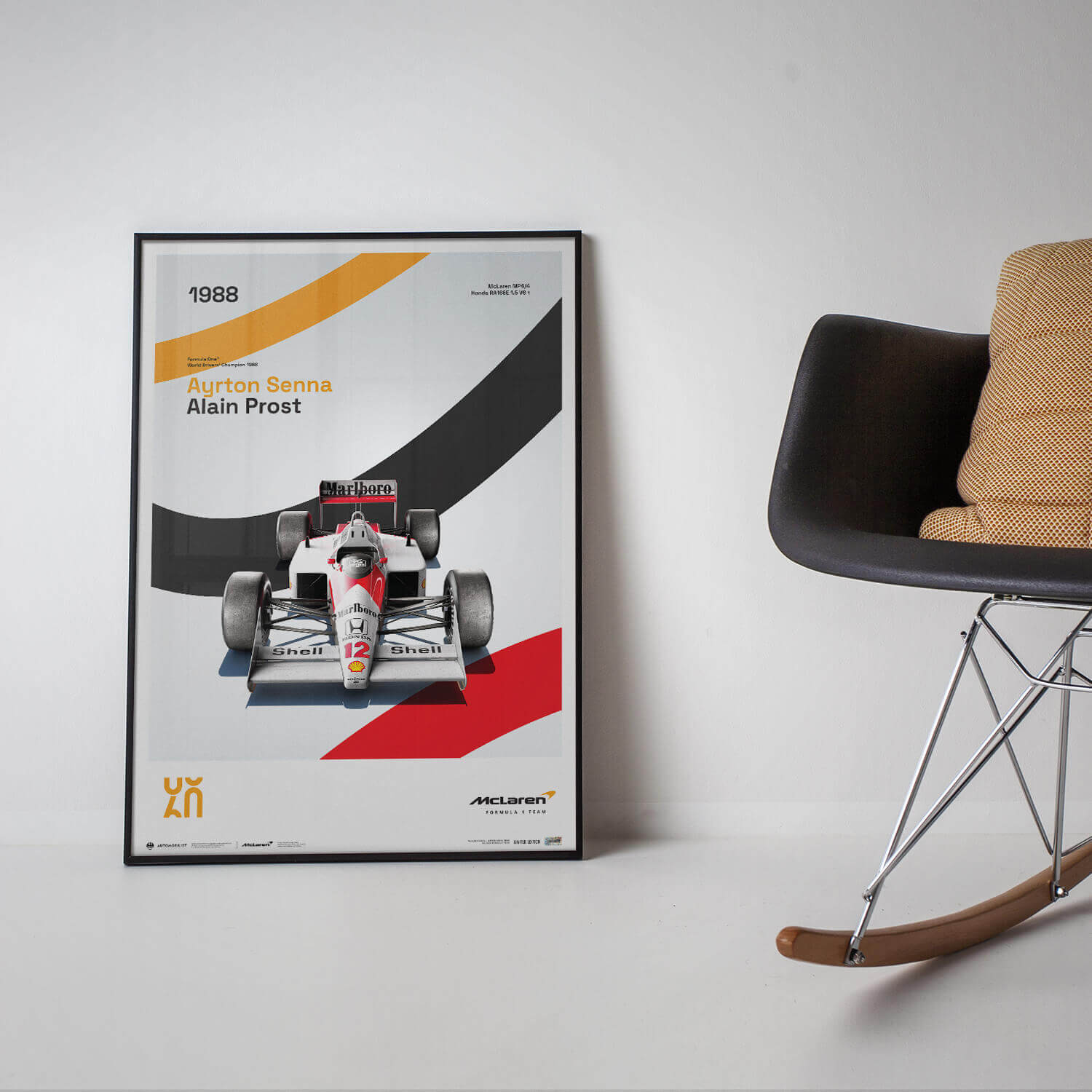McLaren Racing MP4/4 | 1988 60th Anniversary | McLaren Poster