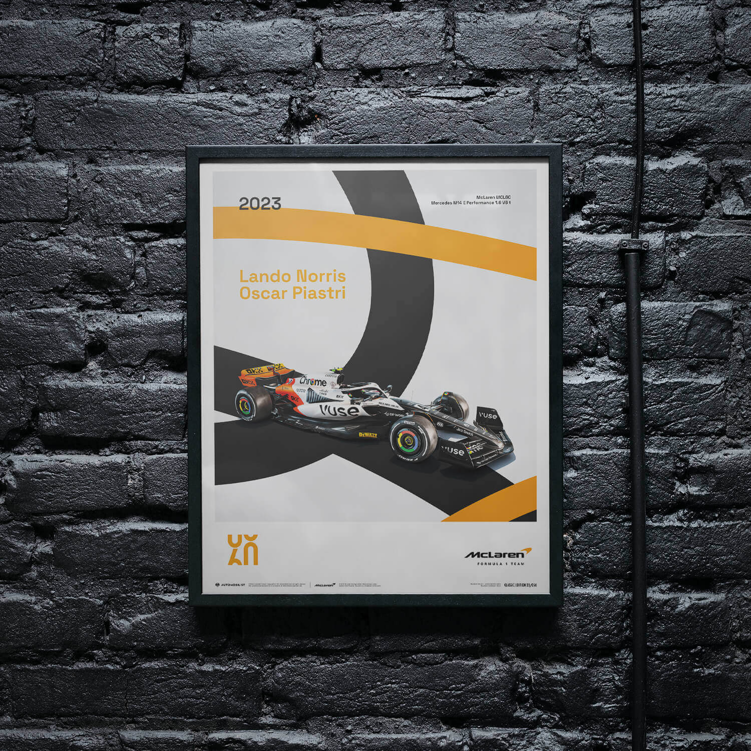 McLaren Racing MCL60 | 2023 60th Anniversary | McLaren Poster