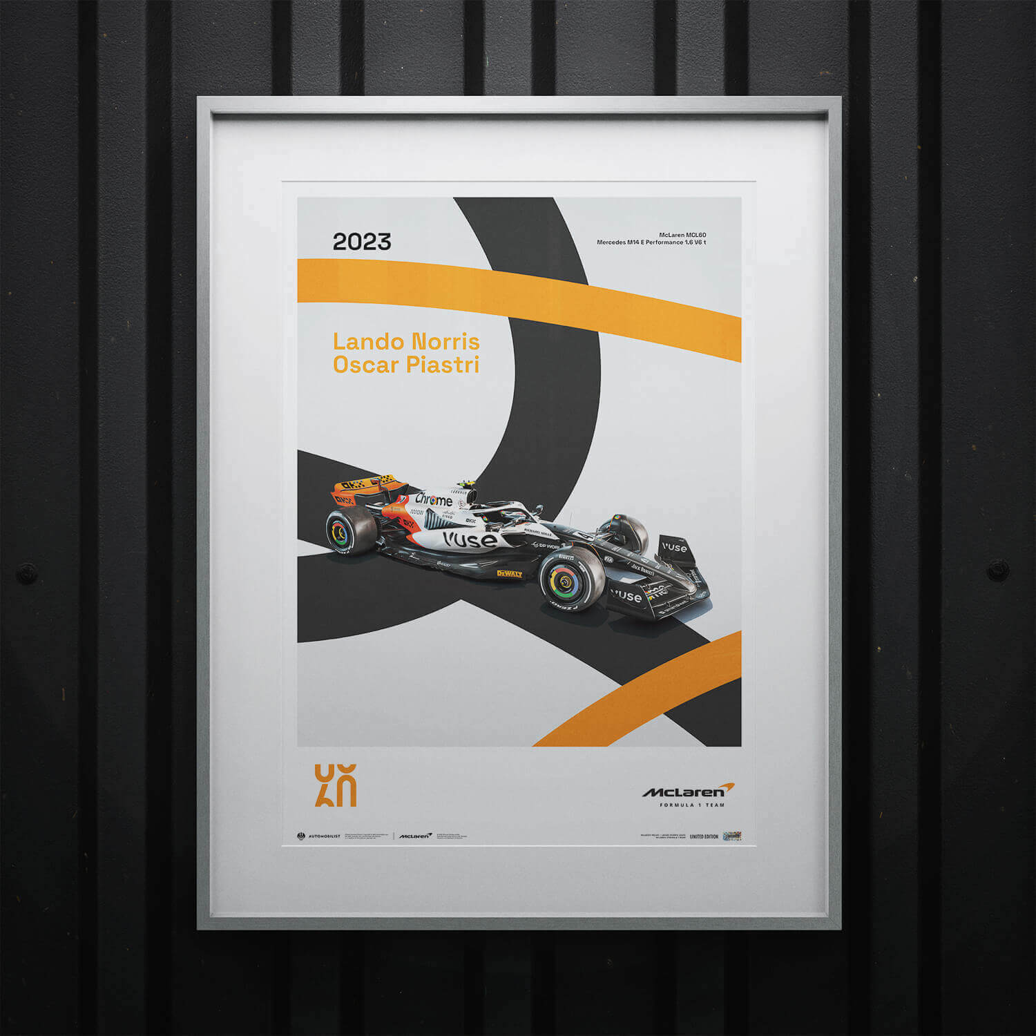 McLaren Racing MCL60 | 2023 60th Anniversary | McLaren Poster