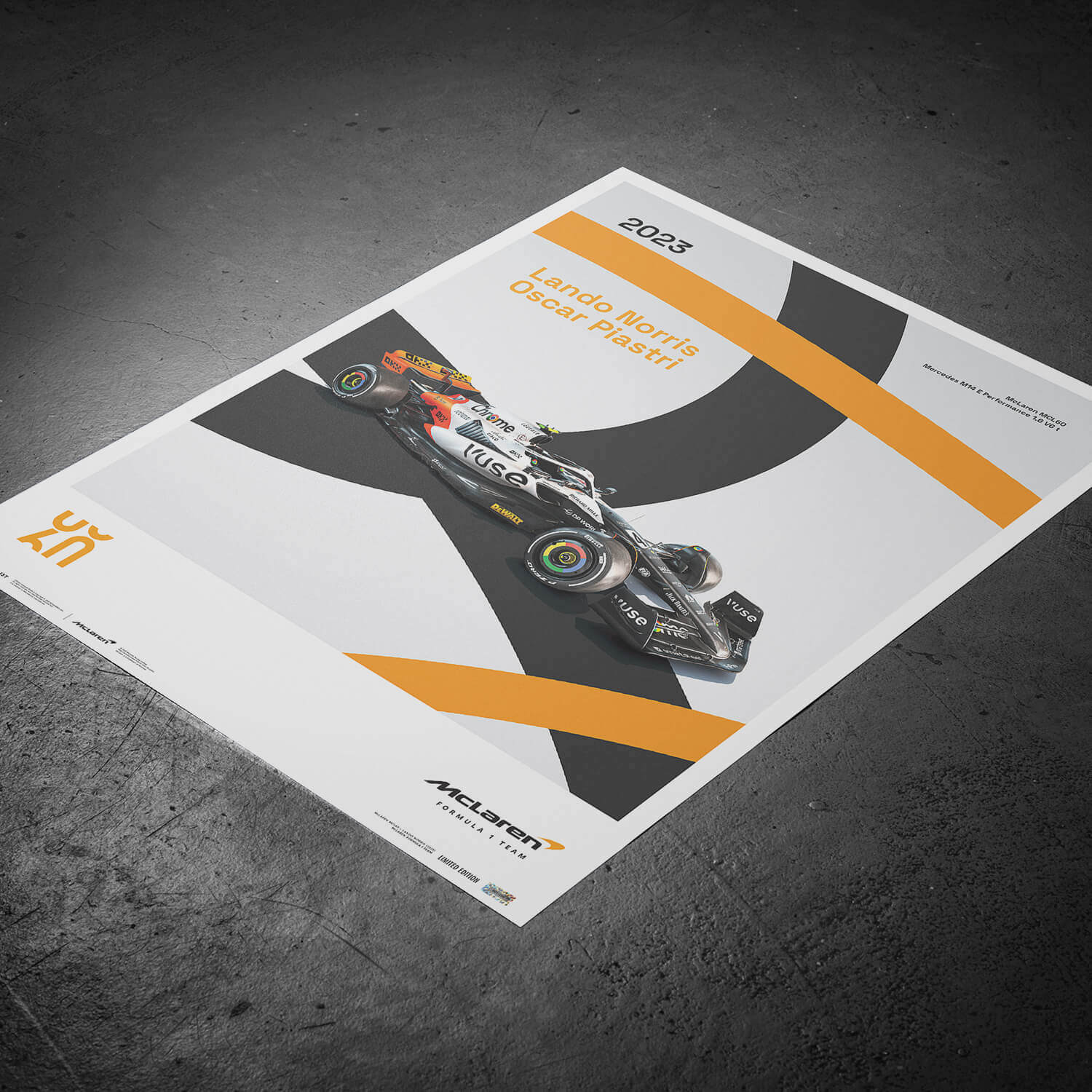 McLaren Racing MCL60 | 2023 60th Anniversary | McLaren Poster