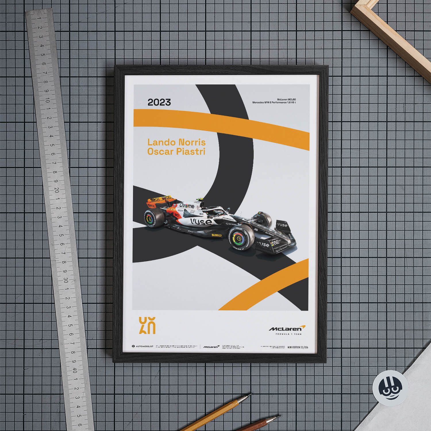 McLaren Racing MCL60 | 2023 60th Anniversary | McLaren Poster