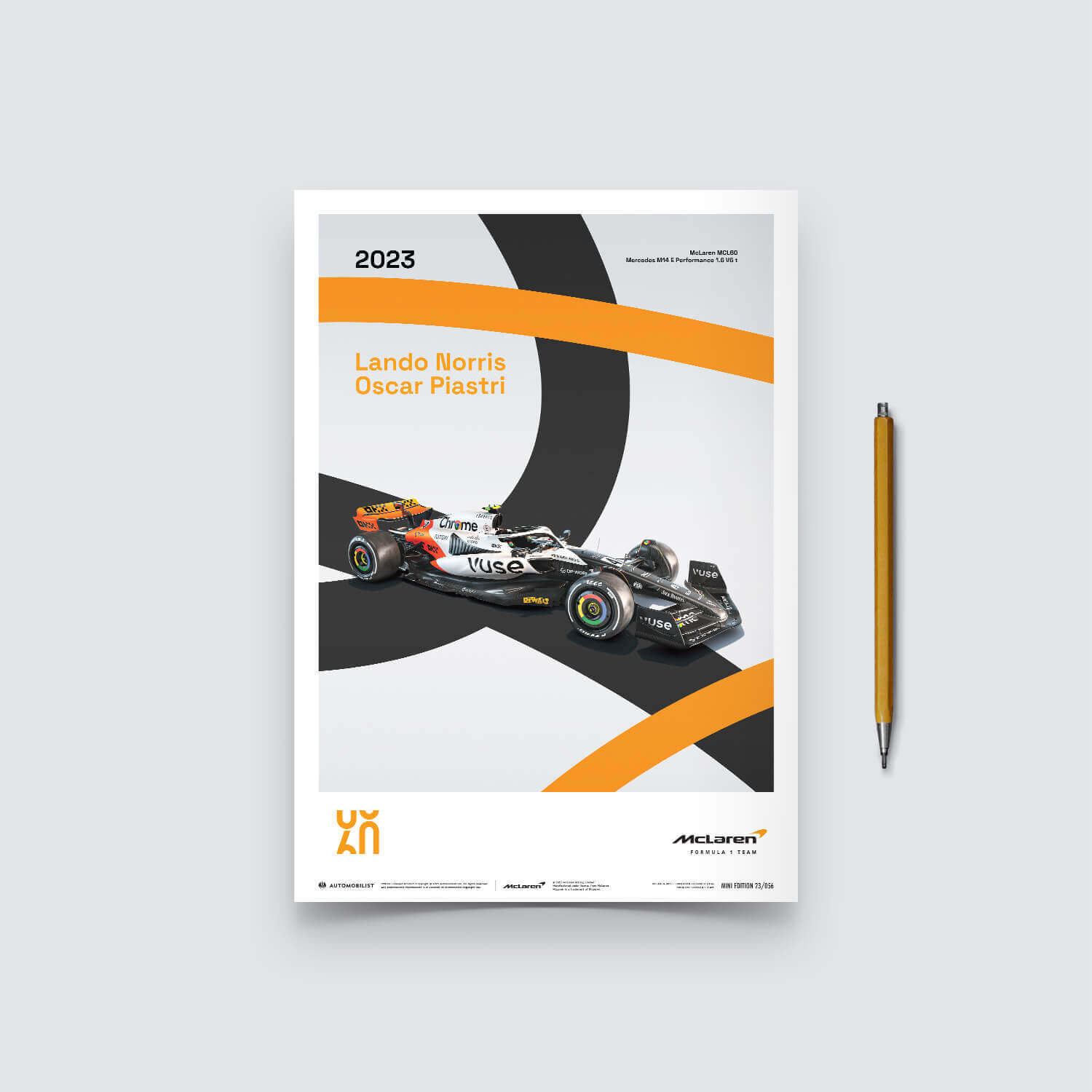 McLaren Racing MCL60 | 2023 60th Anniversary | McLaren Poster