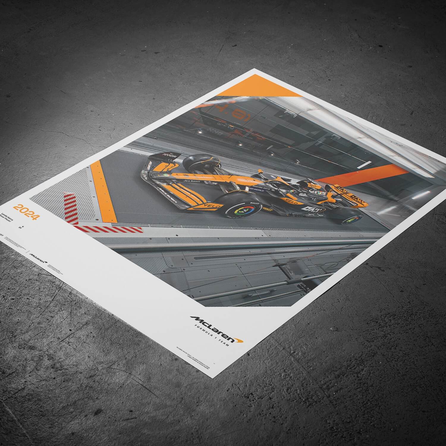 McLaren Formula 1 Team MCL38 | 2024 Whatever It Takes | McLaren Poster