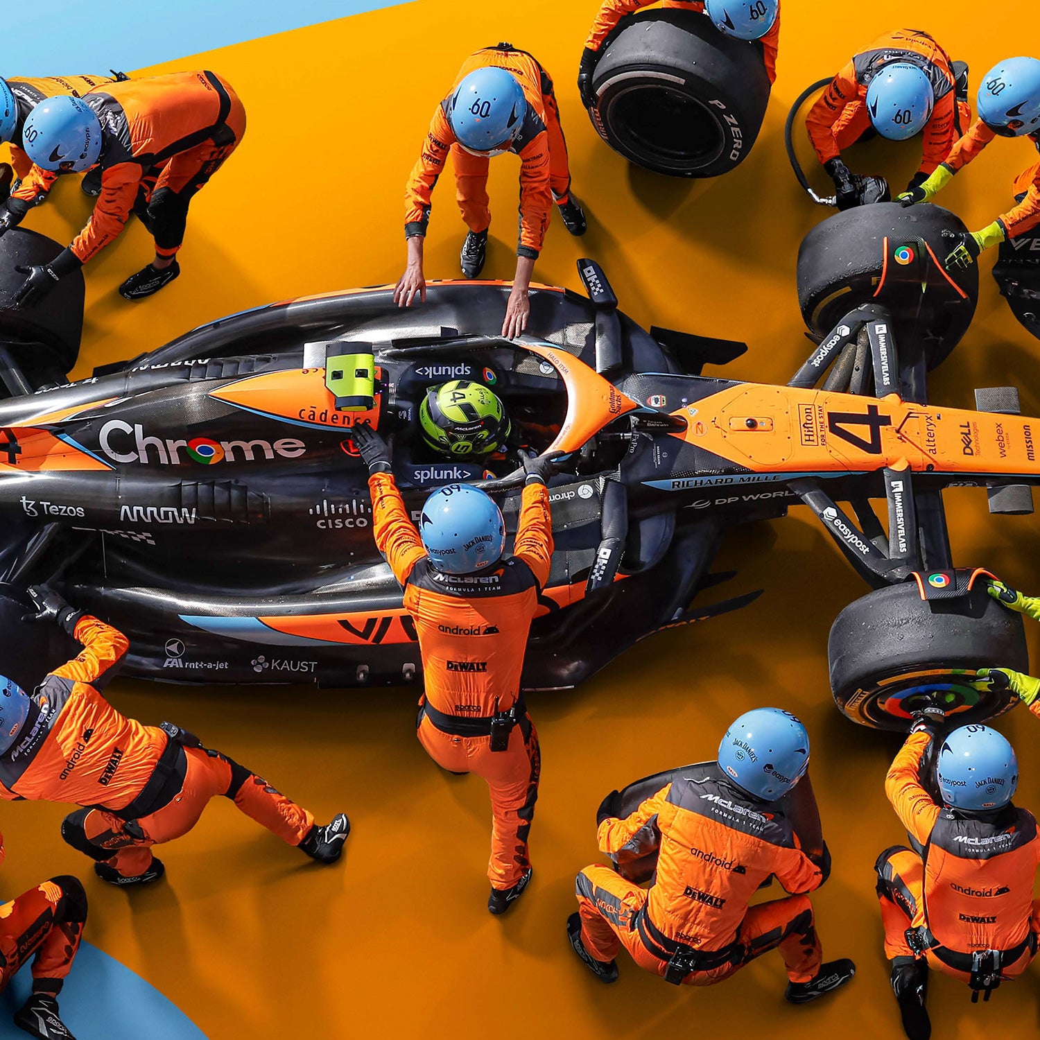 McLaren Formula 1 Team | 2023 World Record Fastest Pit Stop 1.80 | Collector's Edition McLaren Poster