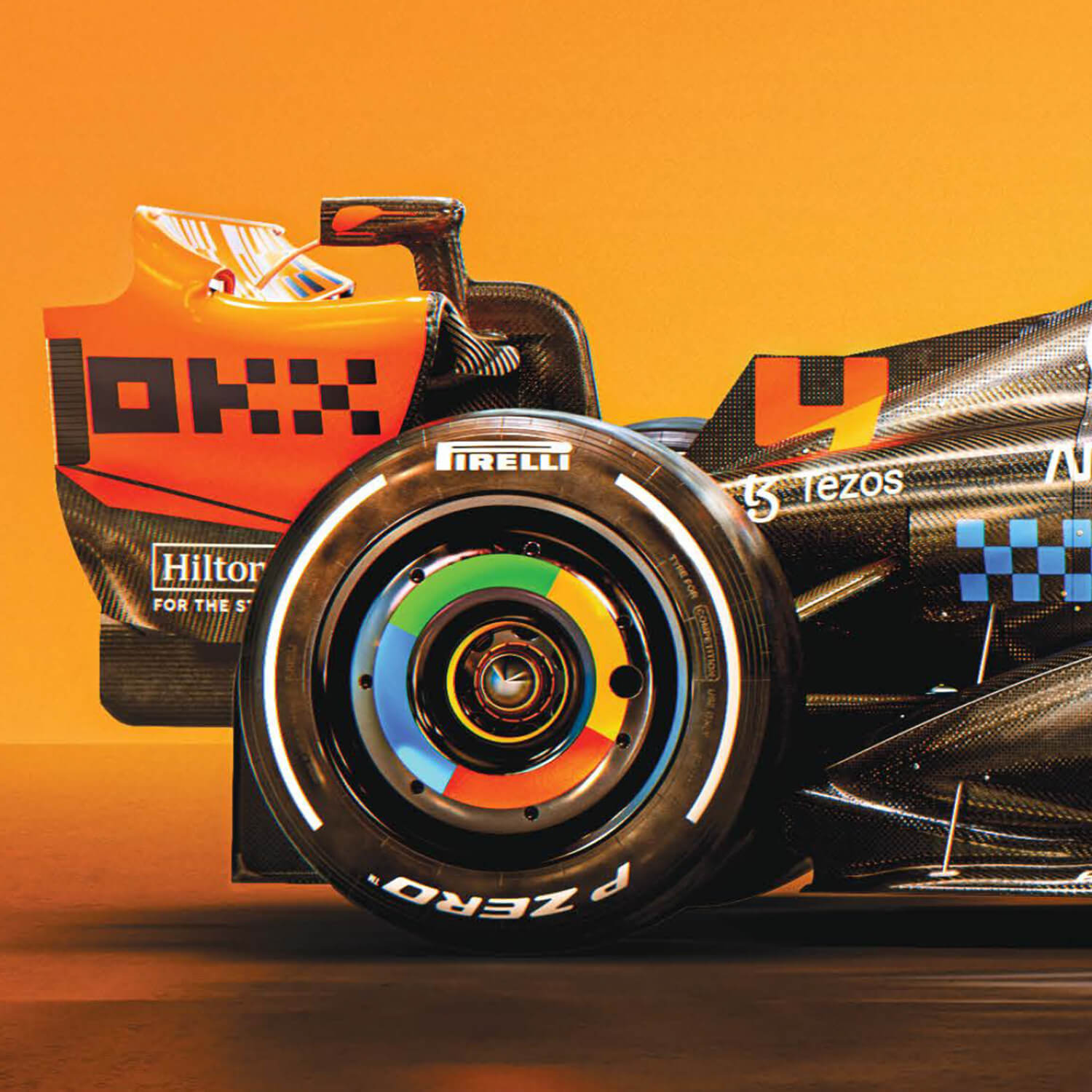 McLaren Formula 1 Team | 2023 Stealth Mode 60th Anniversary | Unique Numbers McLaren Poster
