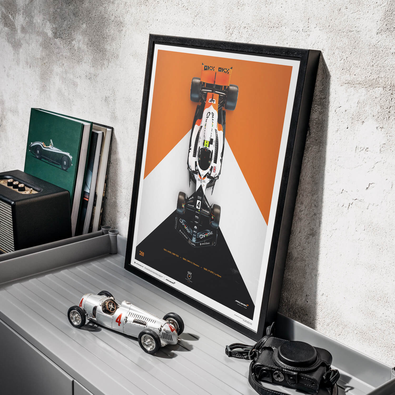Lando Norris | 2023 The Triple Crown Livery 60th Anniversary | McLaren Formula 1 Team Poster