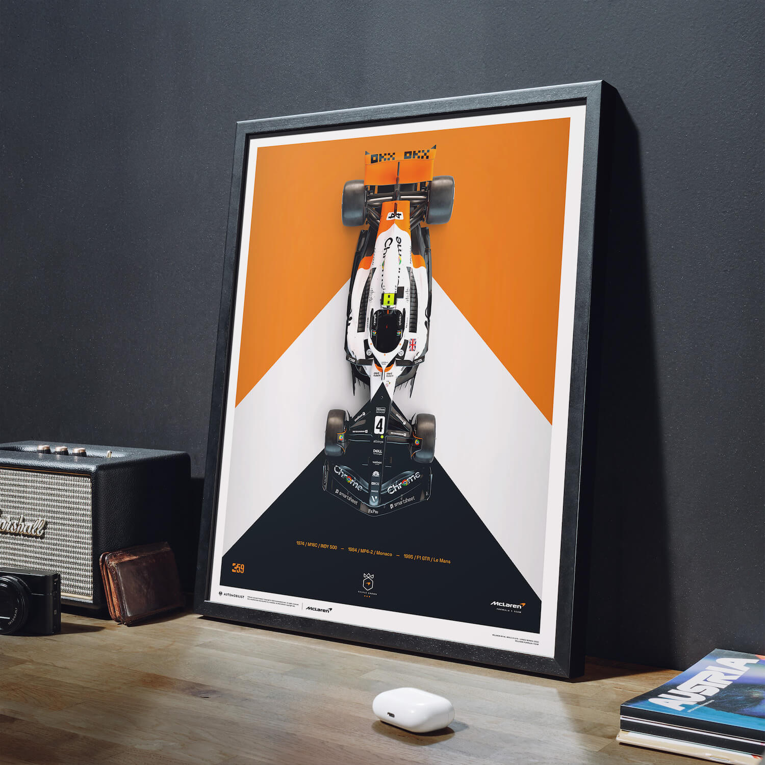 Lando Norris | 2023 The Triple Crown Livery 60th Anniversary | McLaren Formula 1 Team Poster