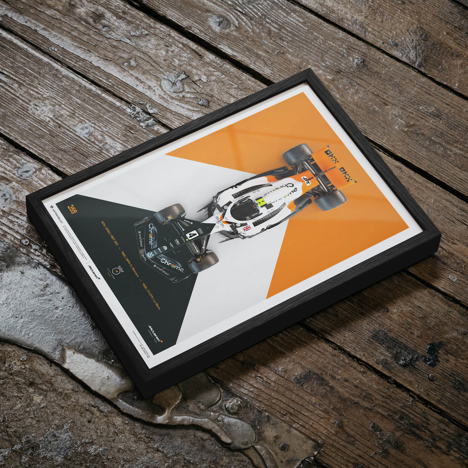 Lando Norris | 2023 The Triple Crown Livery 60th Anniversary | McLaren Formula 1 Team Poster