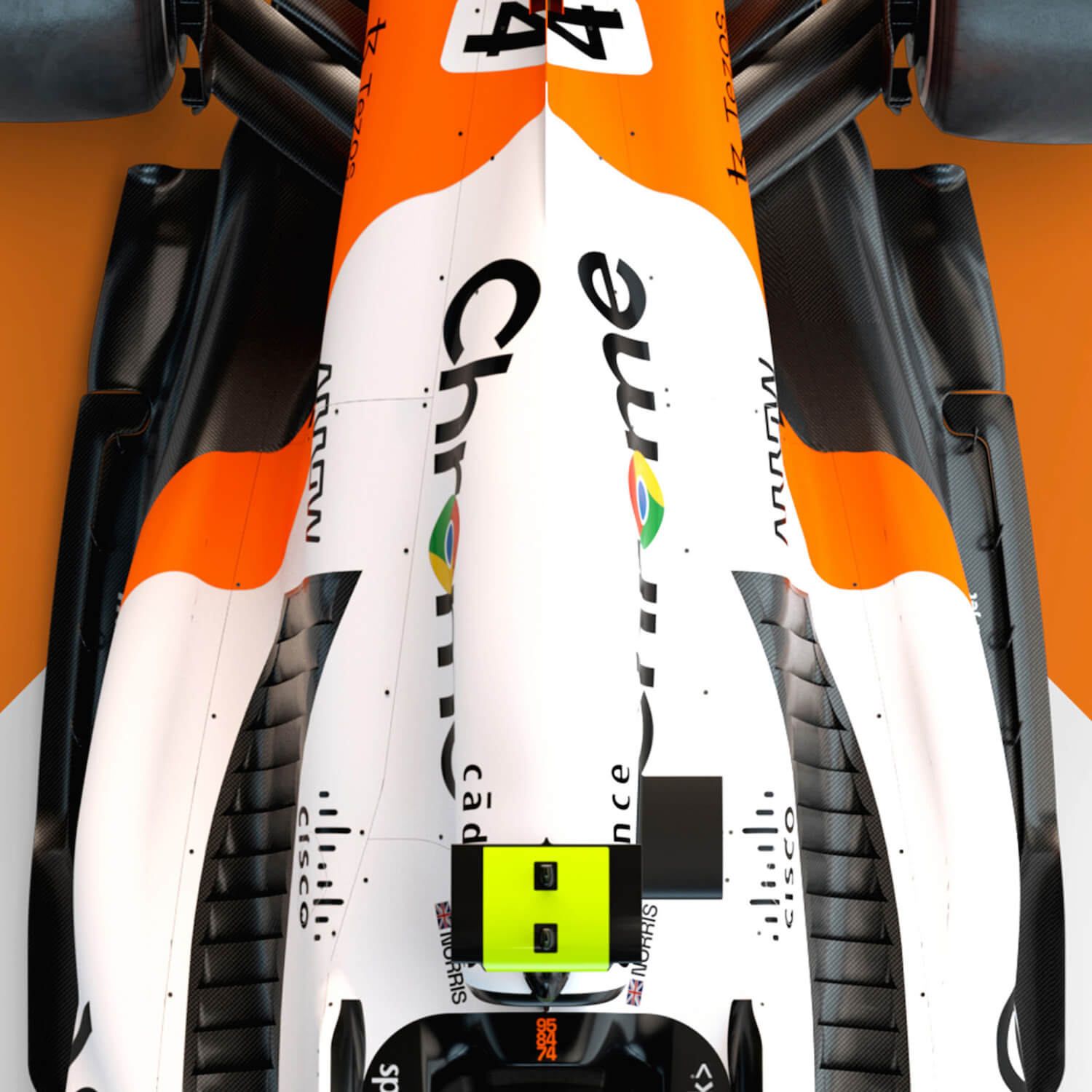 Lando Norris | 2023 The Triple Crown Livery 60th Anniversary | McLaren Formula 1 Team Poster