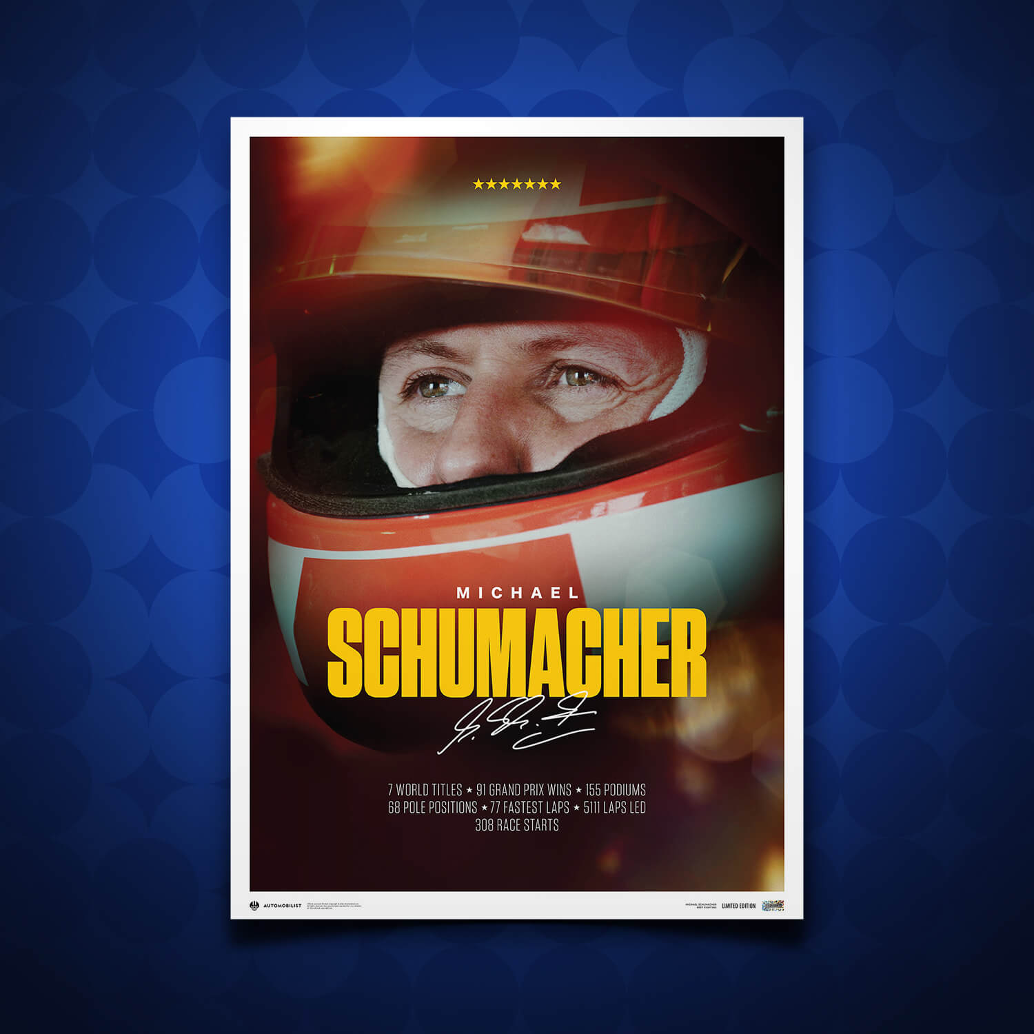 Michael Schumacher - Keep Fighting - 2023 | Unique Numbers