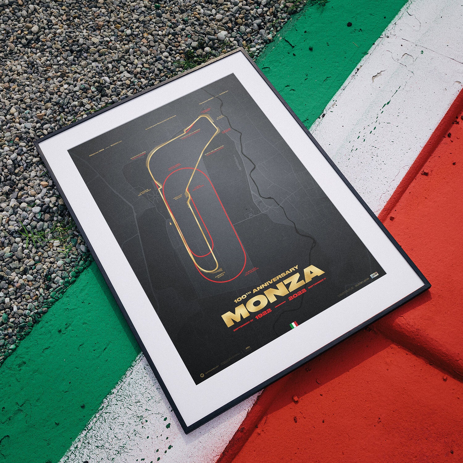 Monza Circuit | 100th Anniversary Track Evolution | Collector’s Edition Track Poster
