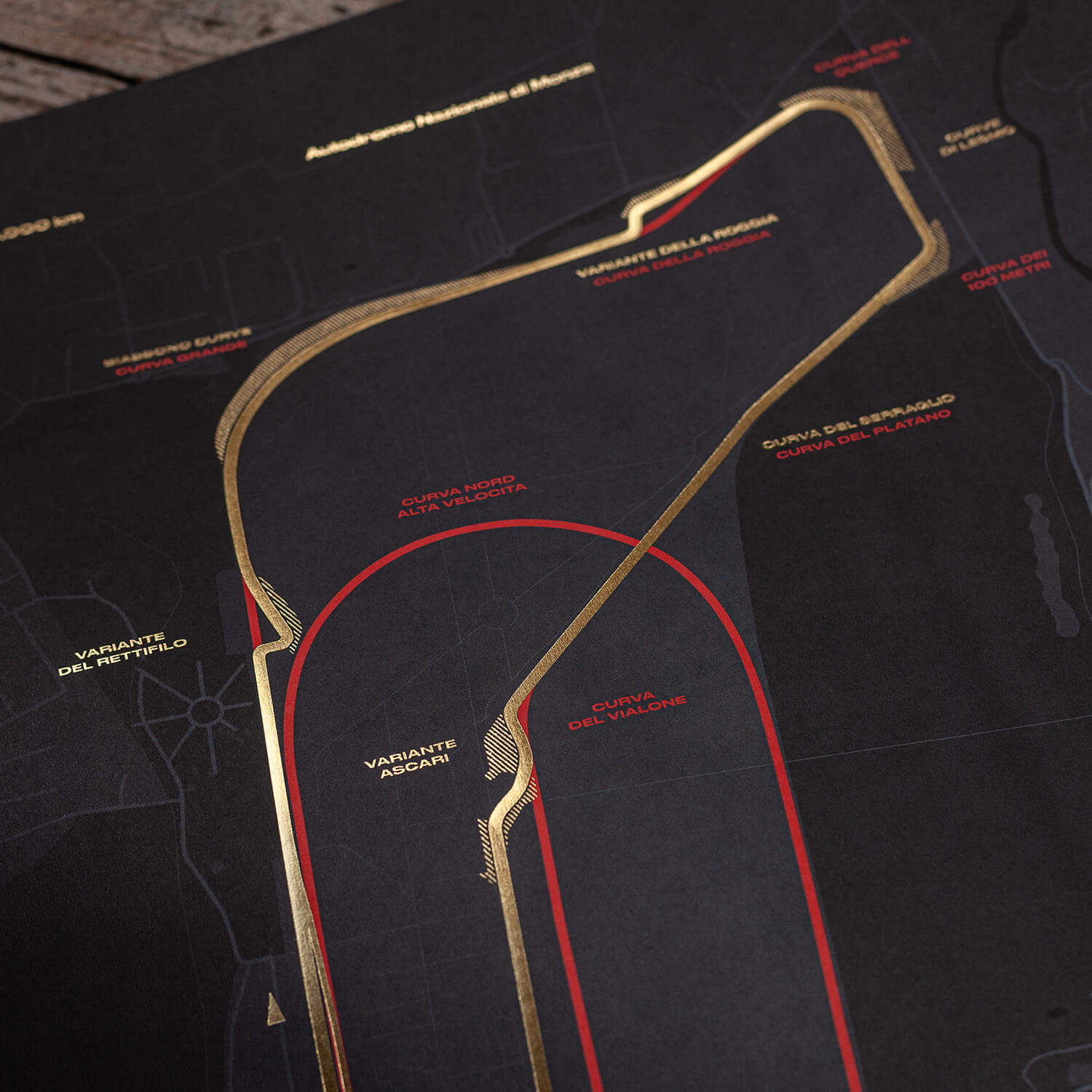 Monza Circuit | 100th Anniversary Track Evolution | Collector’s Edition Track Poster