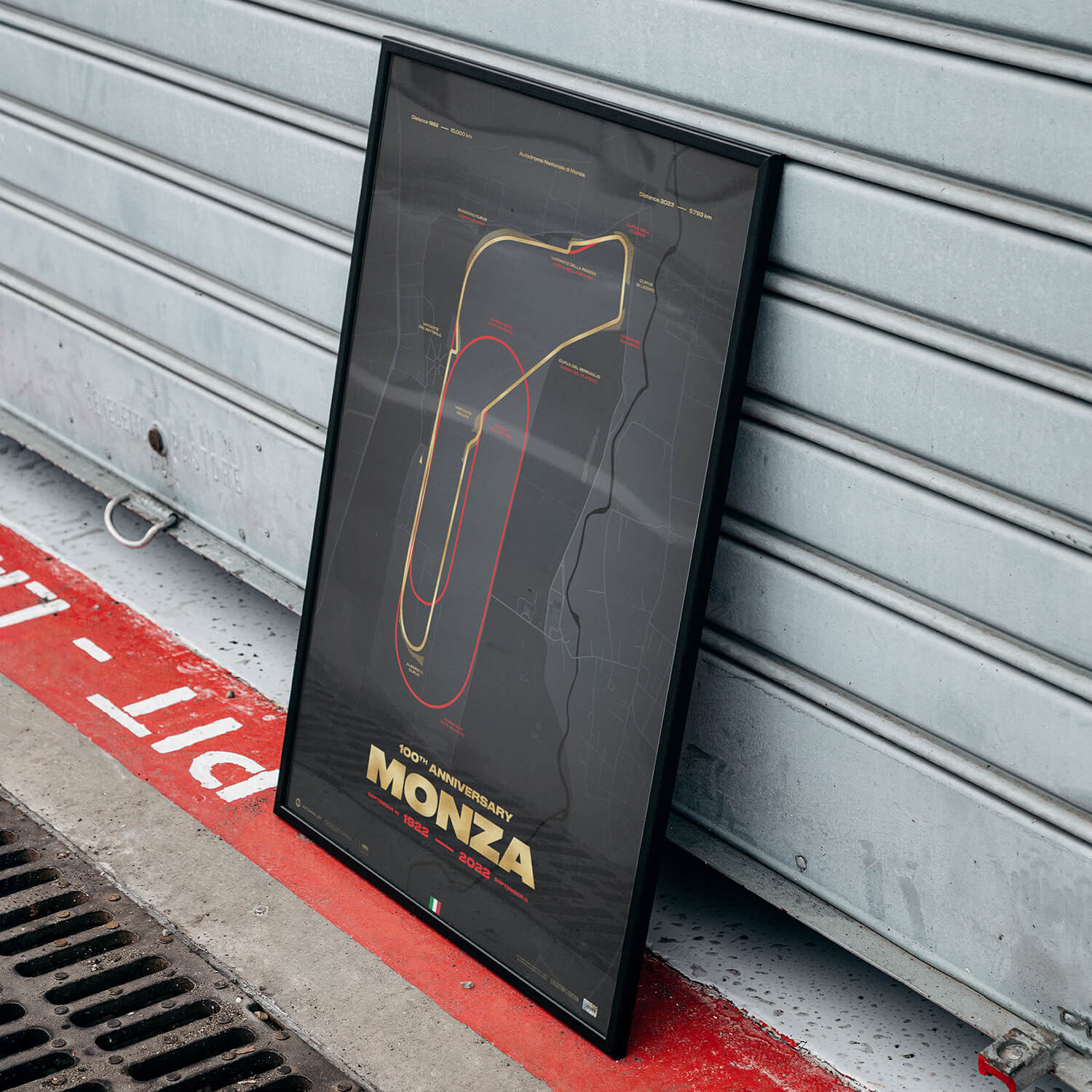 Monza Circuit | 100th Anniversary Track Evolution | Collector’s Edition Track Poster